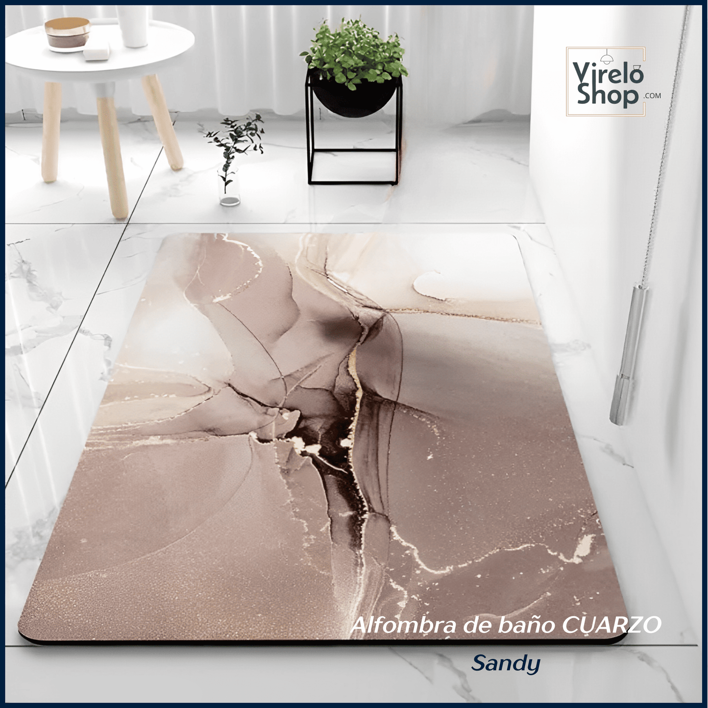 Alfombra de baño - CUARZO