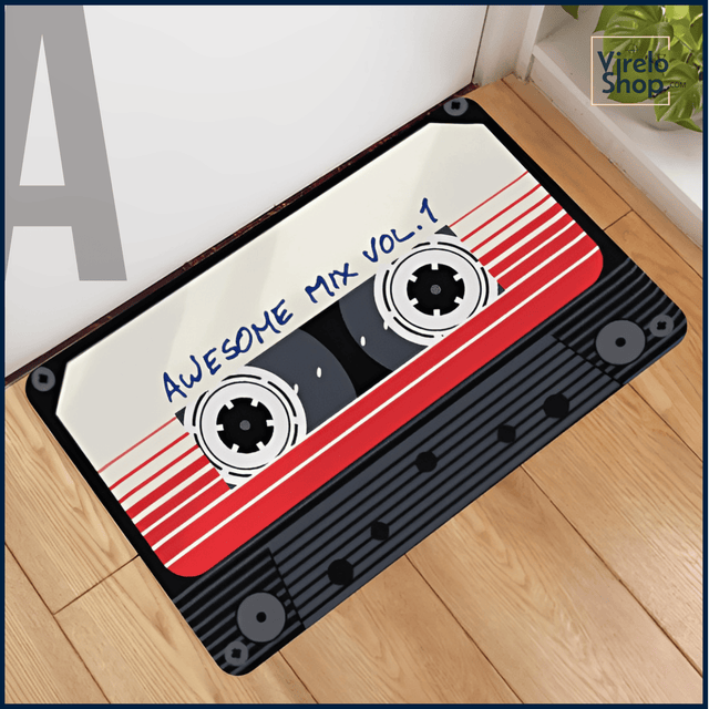 Alfombra de baño antideslizante estilo vintage - 90's