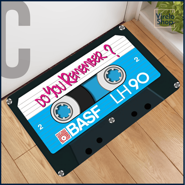 Alfombra de baño antideslizante estilo vintage - 90's