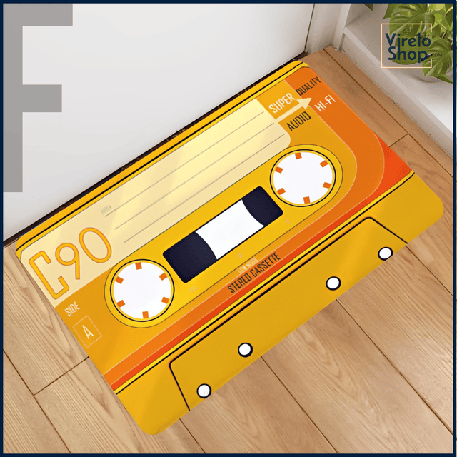 Alfombra de baño antideslizante estilo vintage - 90's