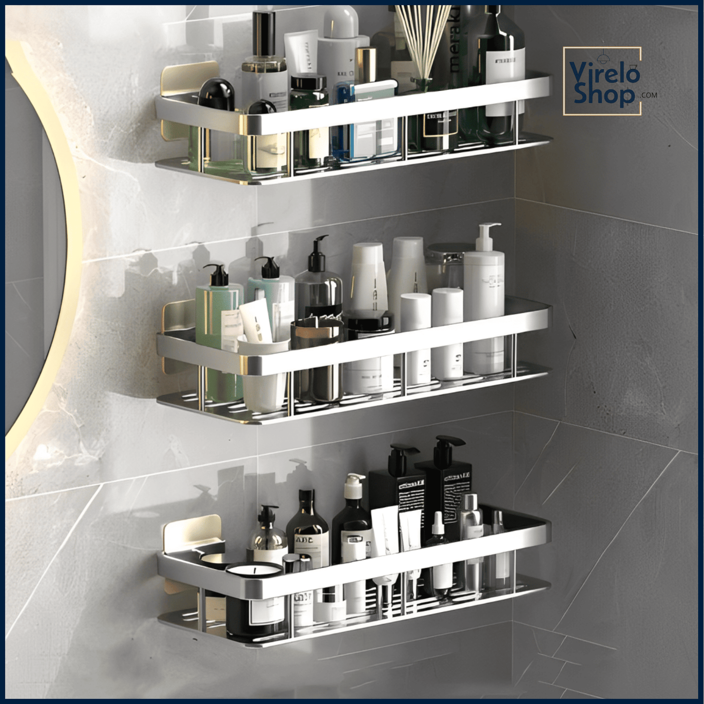 Estante de Baño - CROMO