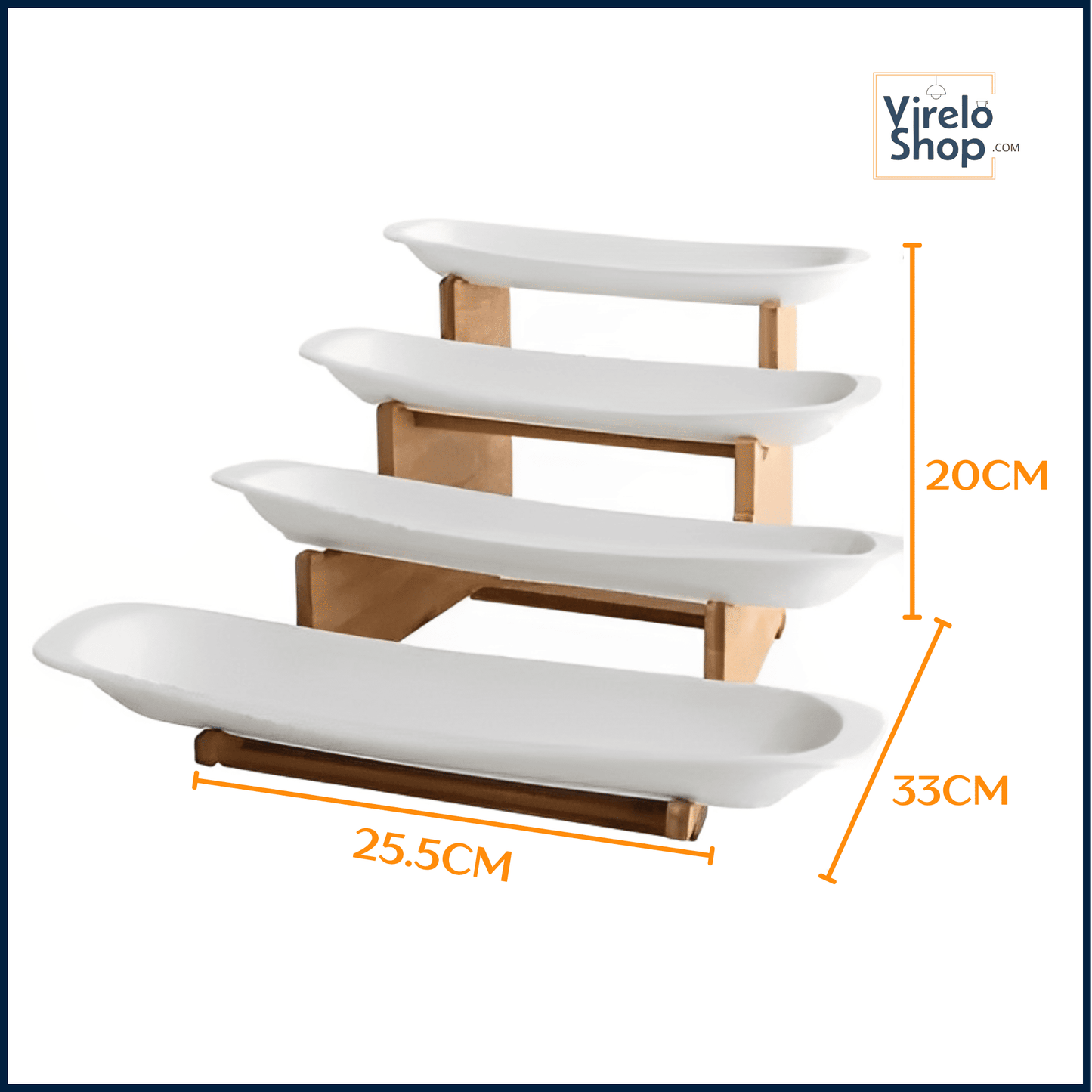 Bandejas de bambú y cerámica- SWEET