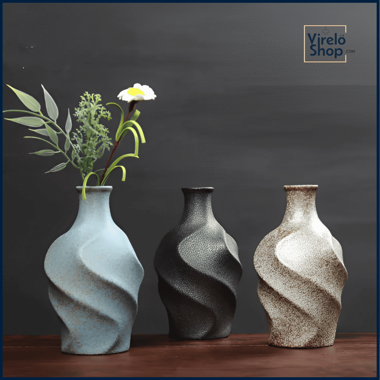 Keramikvase im japanischen Stil - SAKURA