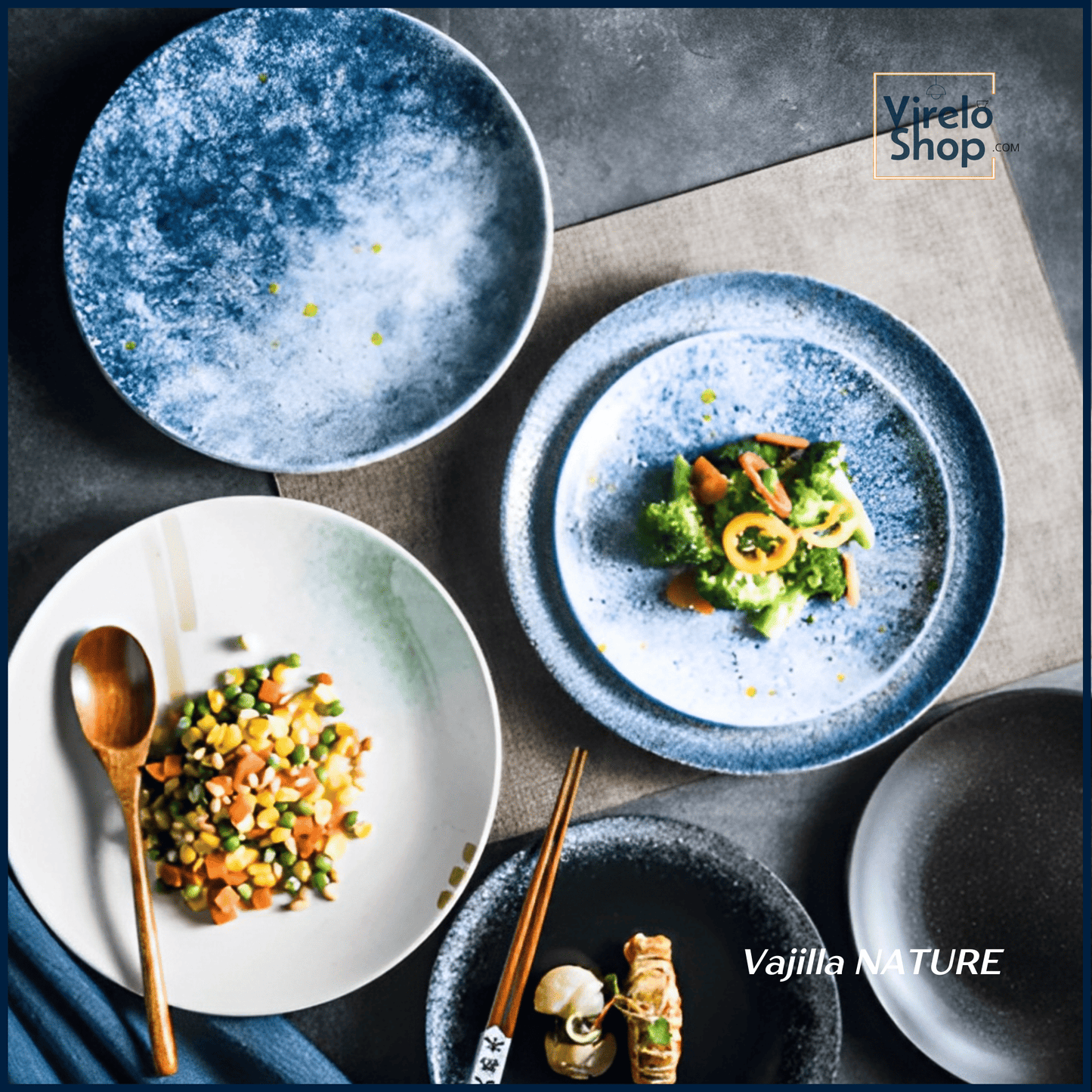 Vaisselle design en porcelaine - NATURE