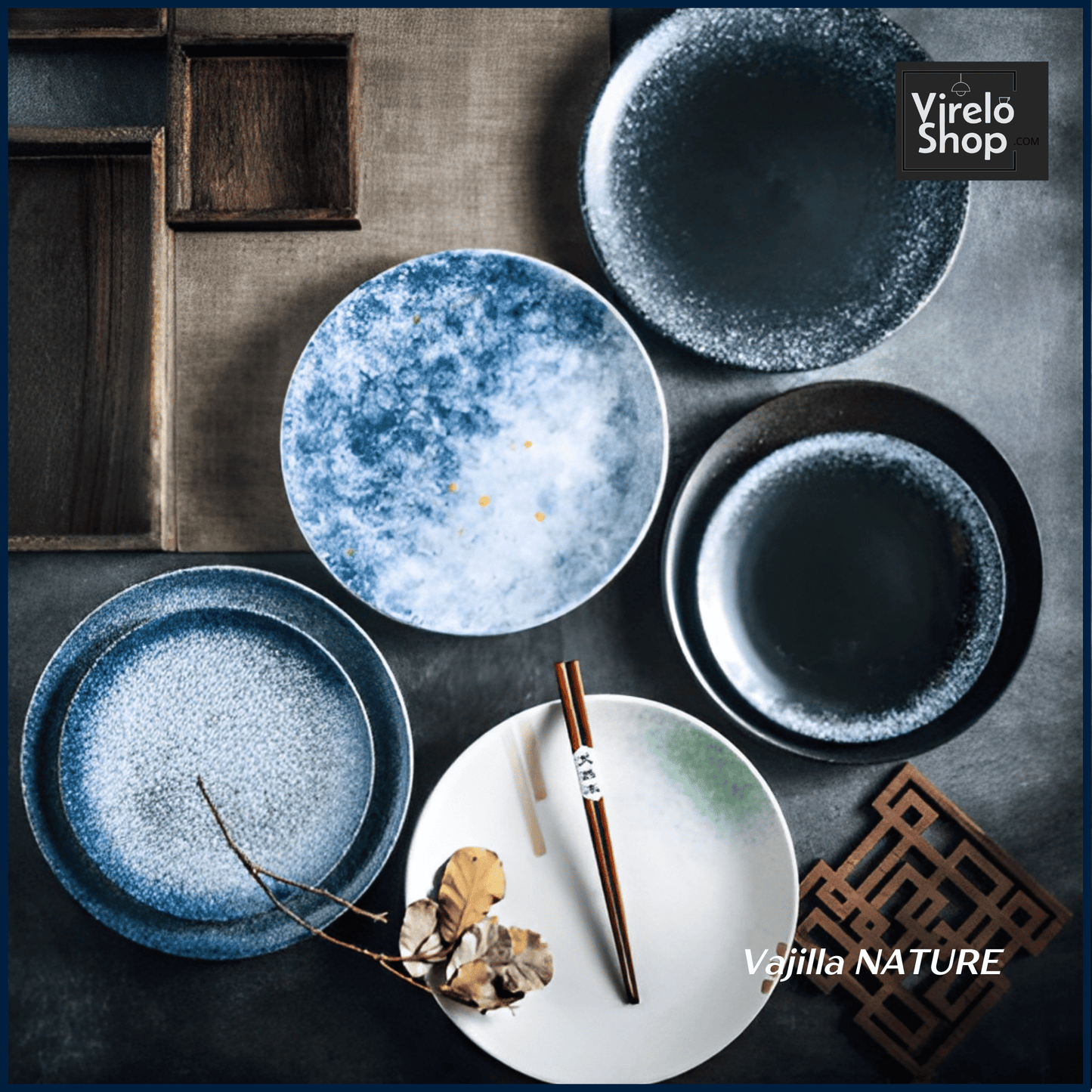 Vaisselle design en porcelaine - NATURE