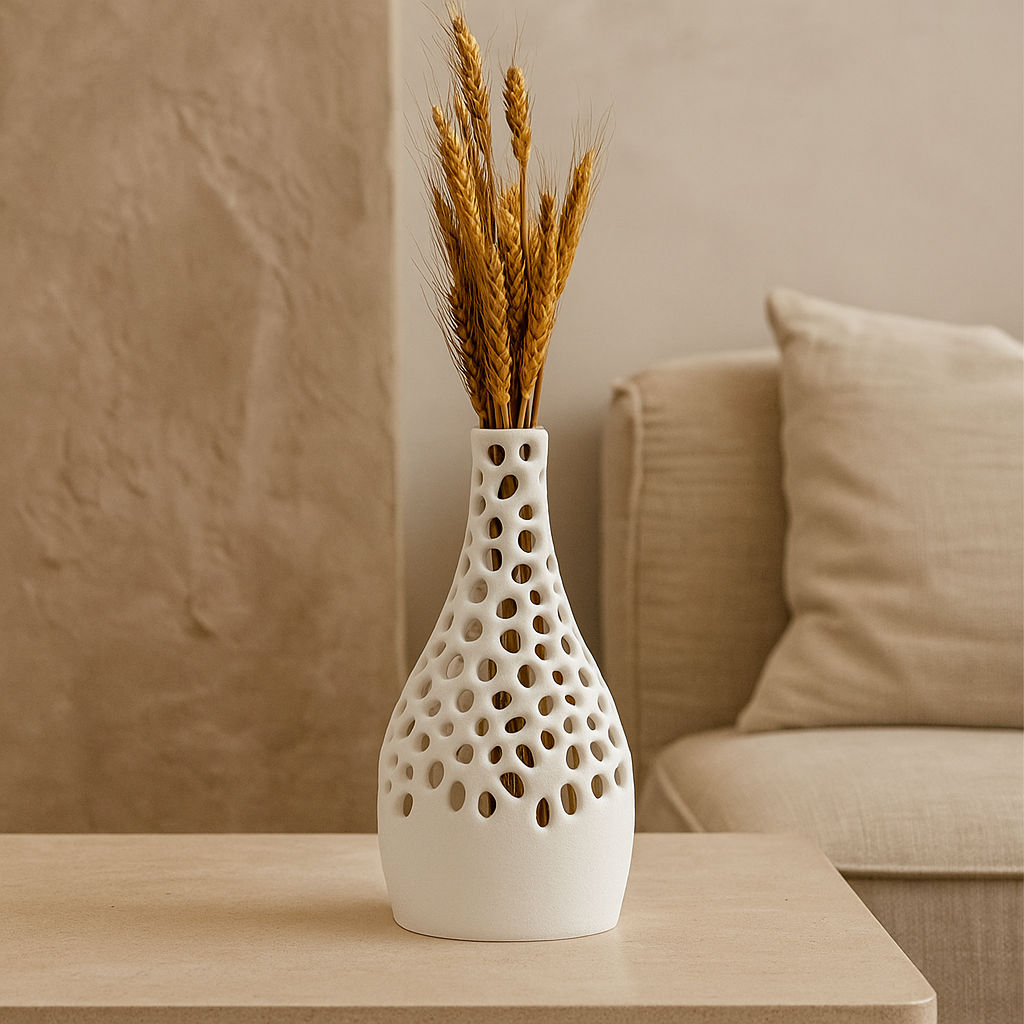 Jarrón decorativo de diseño VORONOI