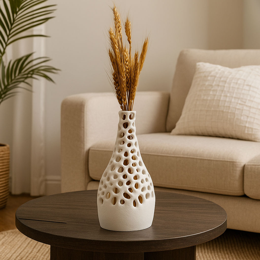 Jarrón decorativo de diseño VORONOI