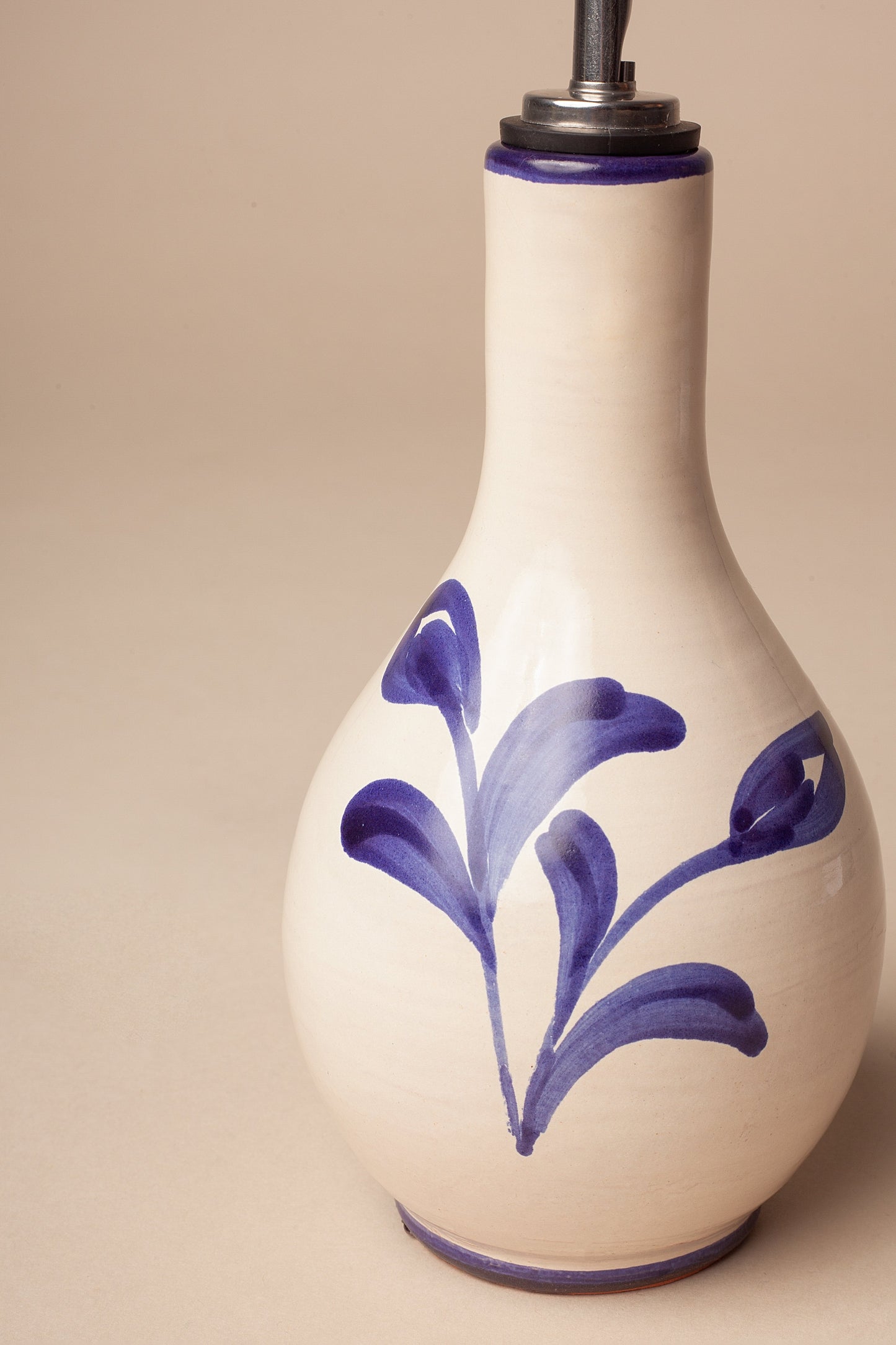 Bidon d'huile en céramique bleu Granada