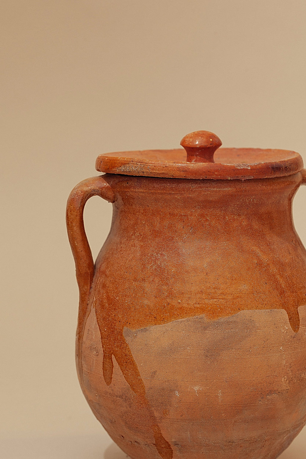 Tontopf mit Deckel - LORA