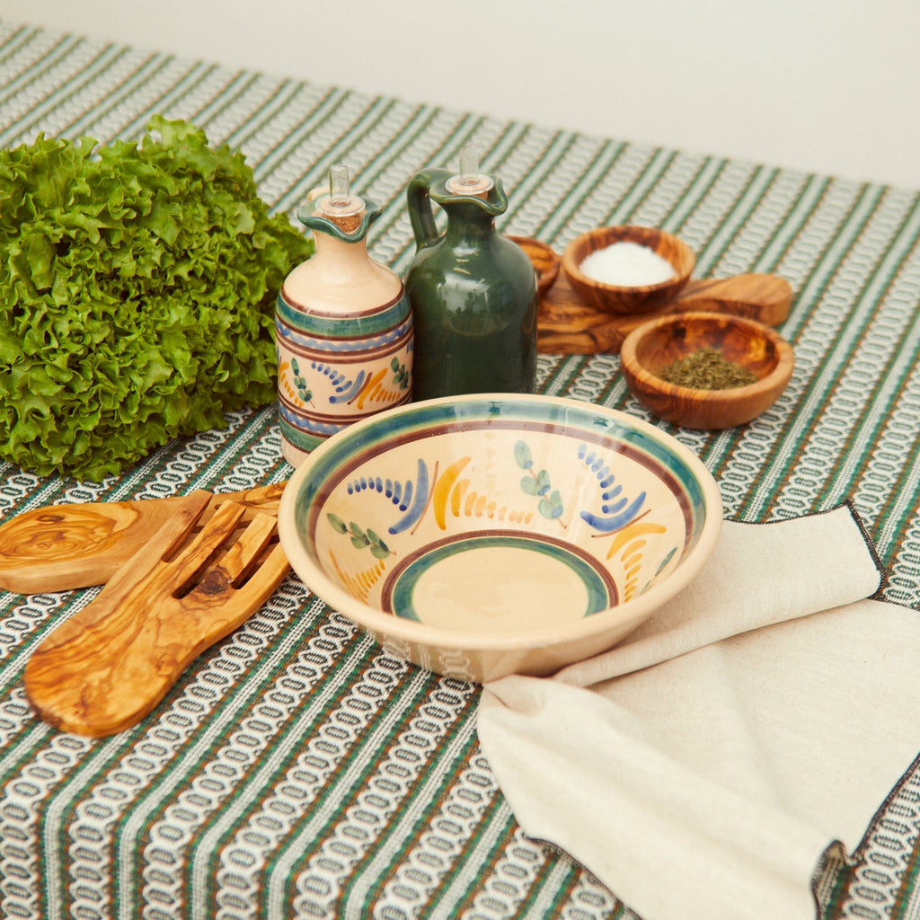 Medina gestempelte Keramik-Salatschüssel