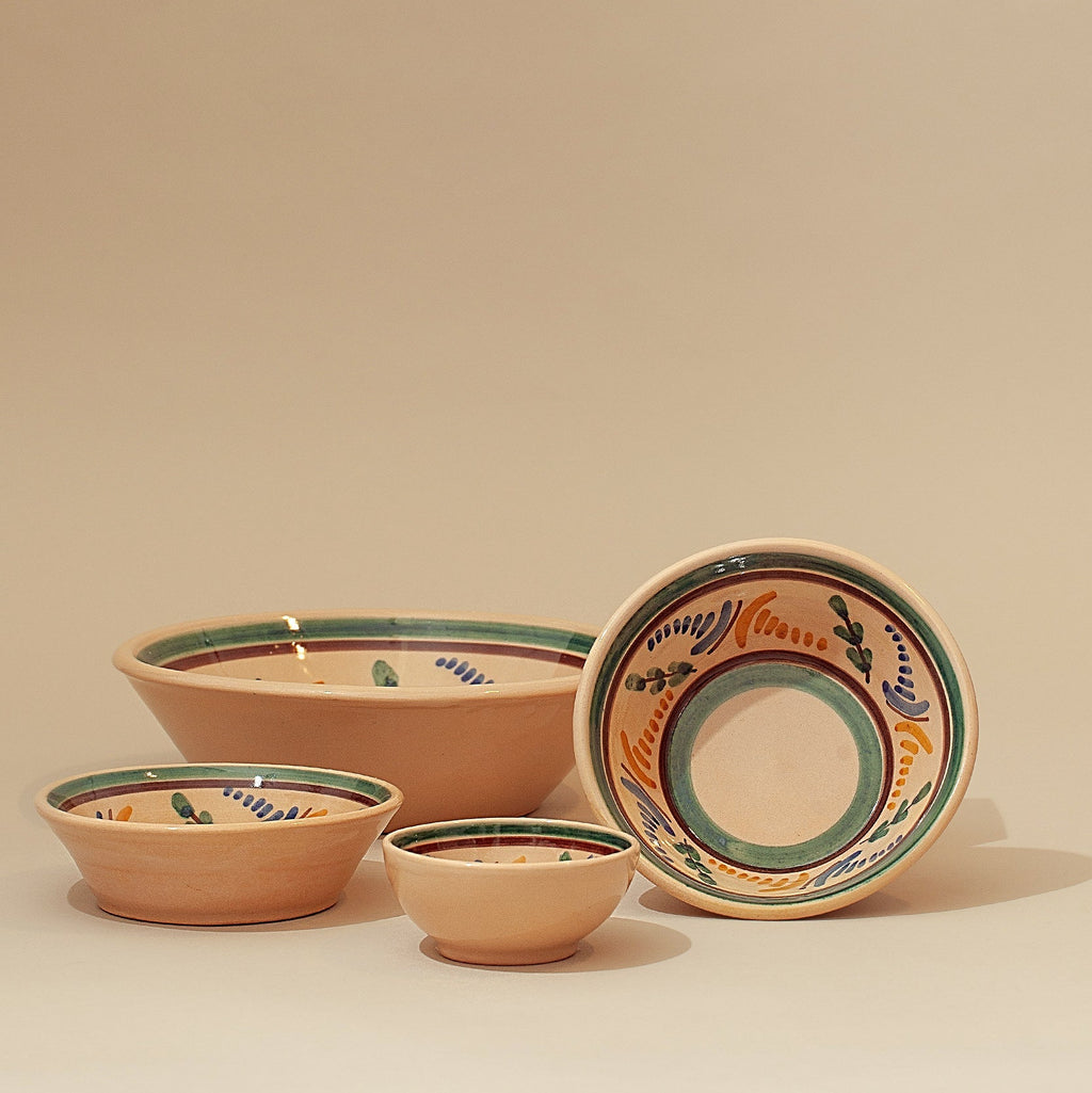 Medina gestempelte Keramik-Salatschüssel