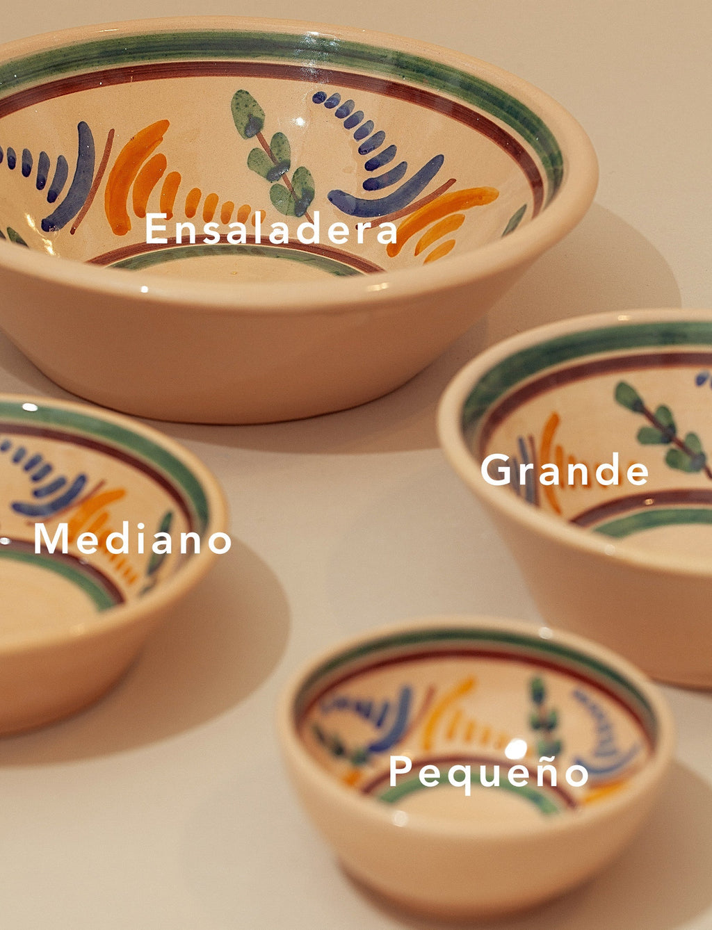 Medina gestempelte Keramik-Salatschüssel