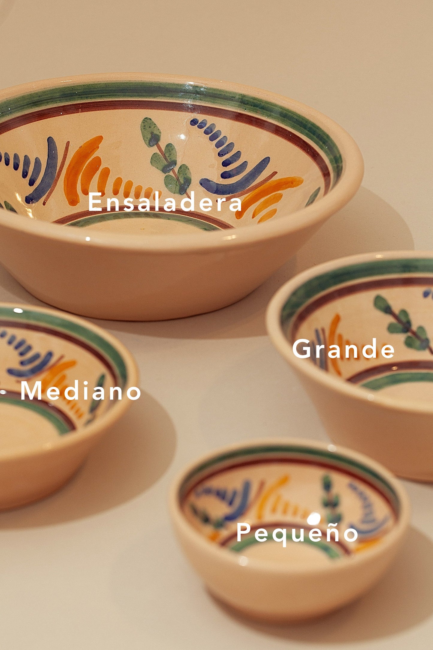 Medina gestempelte Keramik-Salatschüssel