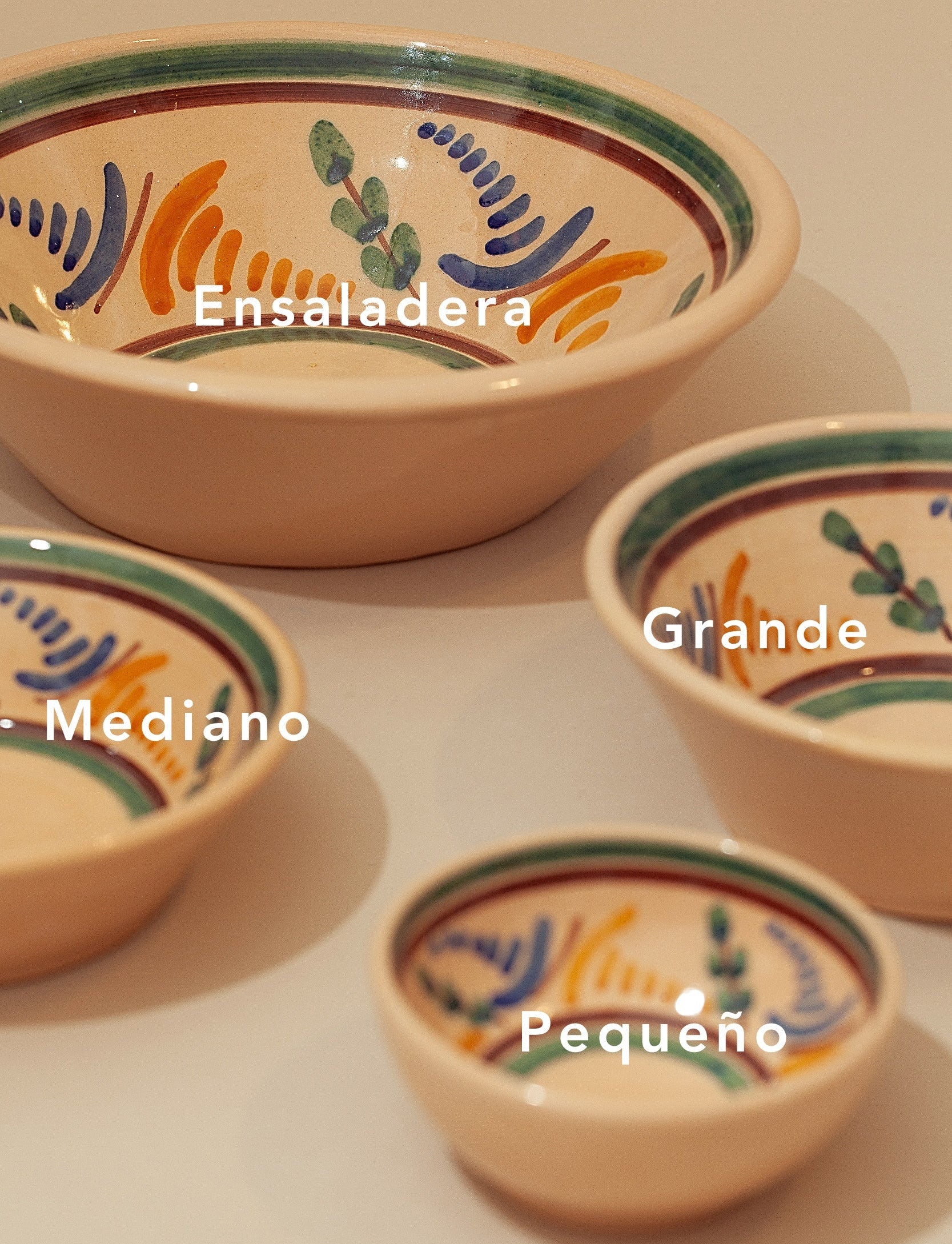 Medina gestempelte Keramik-Salatschüssel