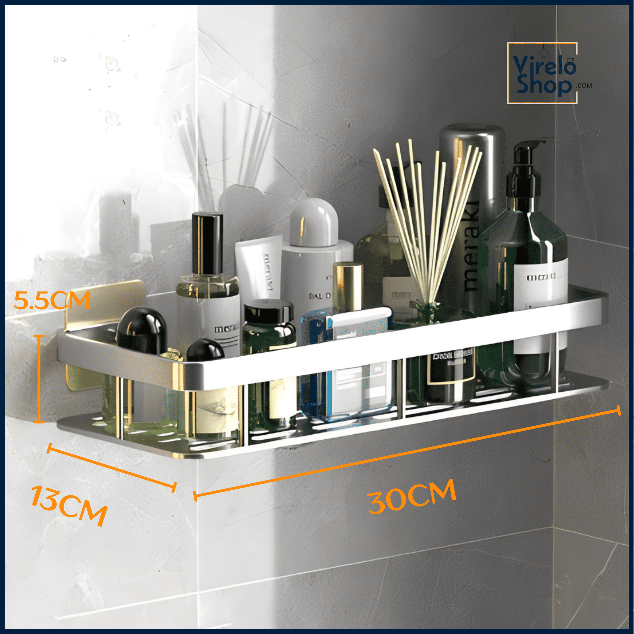 Estante de Baño - CROMO