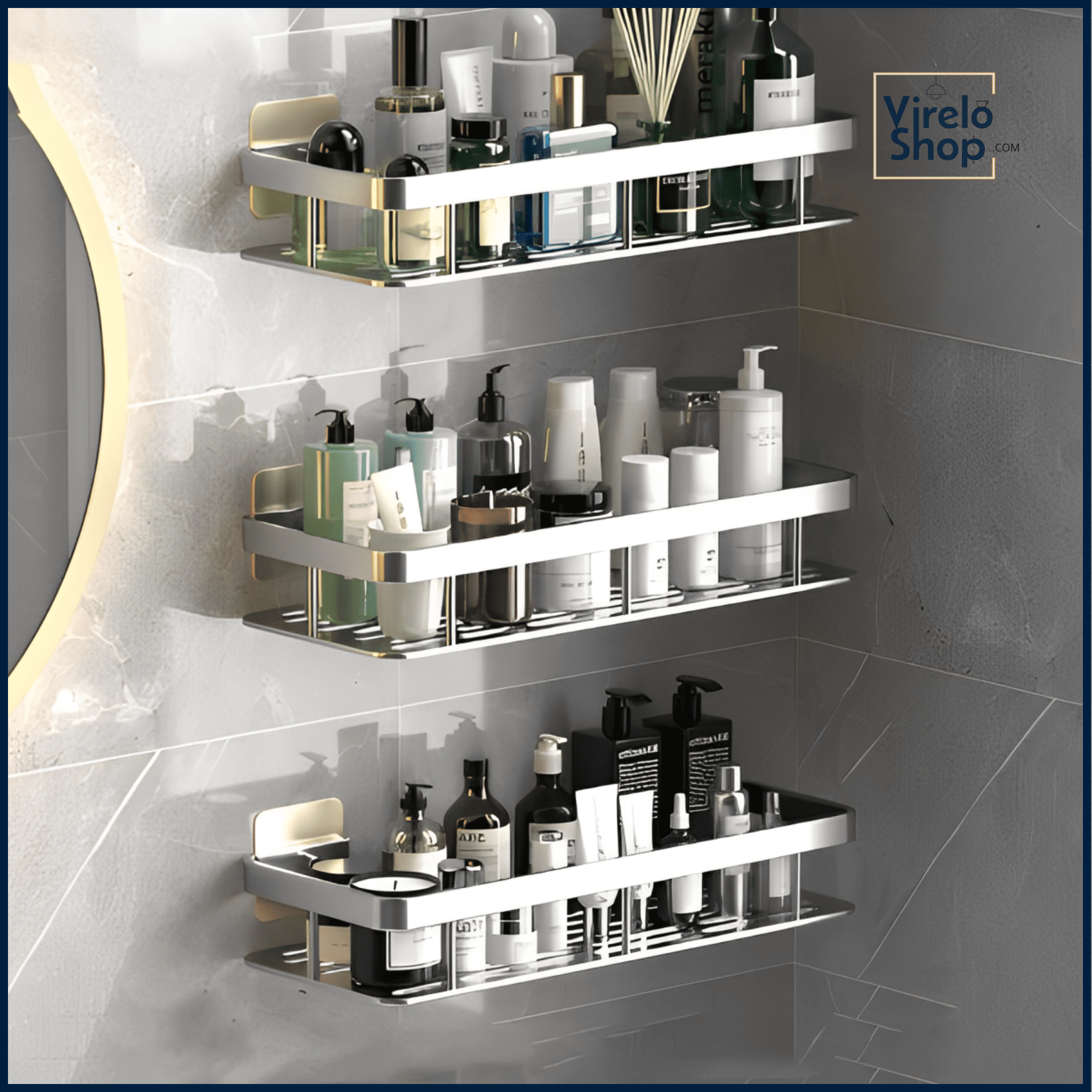 Estante de Baño - CROMO