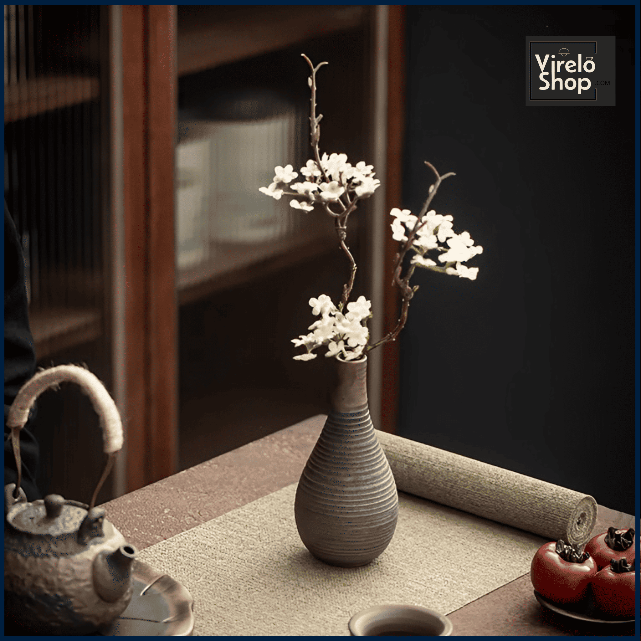 Vase rustique en céramique - PIERRE