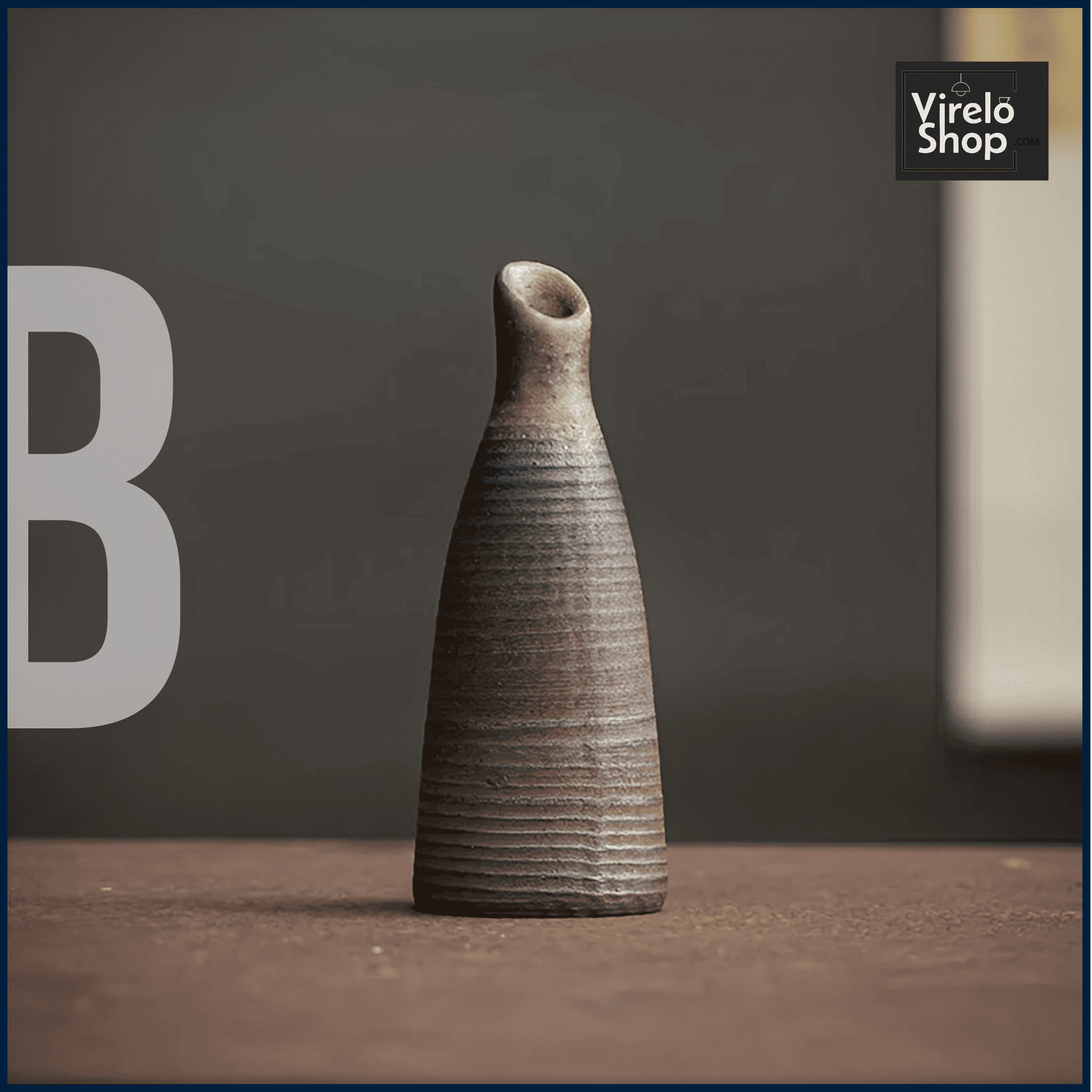 Vase rustique en céramique - PIERRE