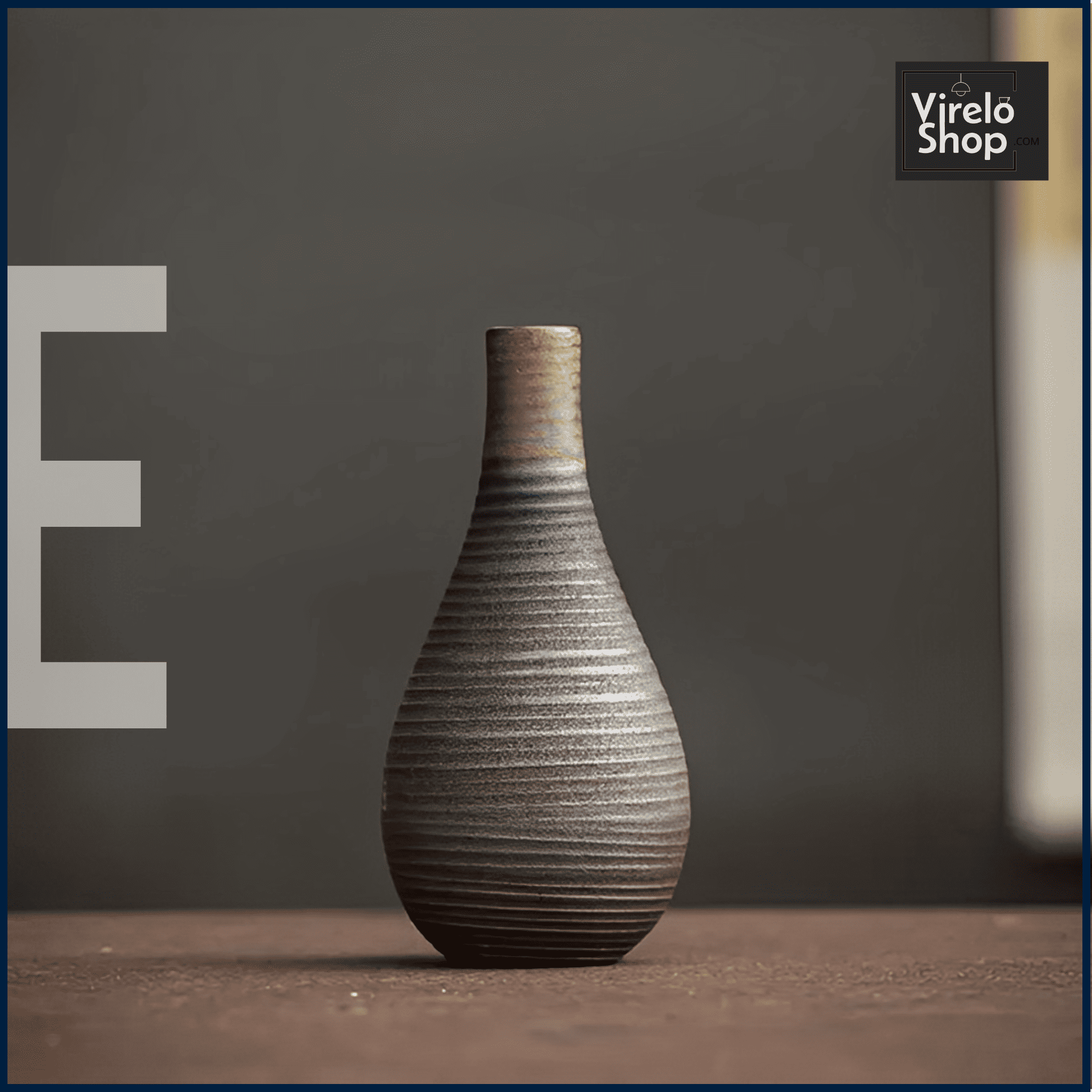 Vase rustique en céramique - PIERRE