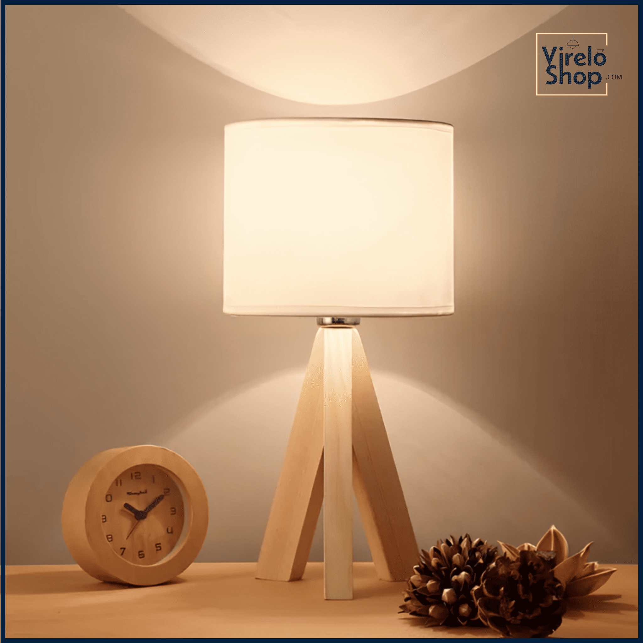 Lampe LED en bois - DAM