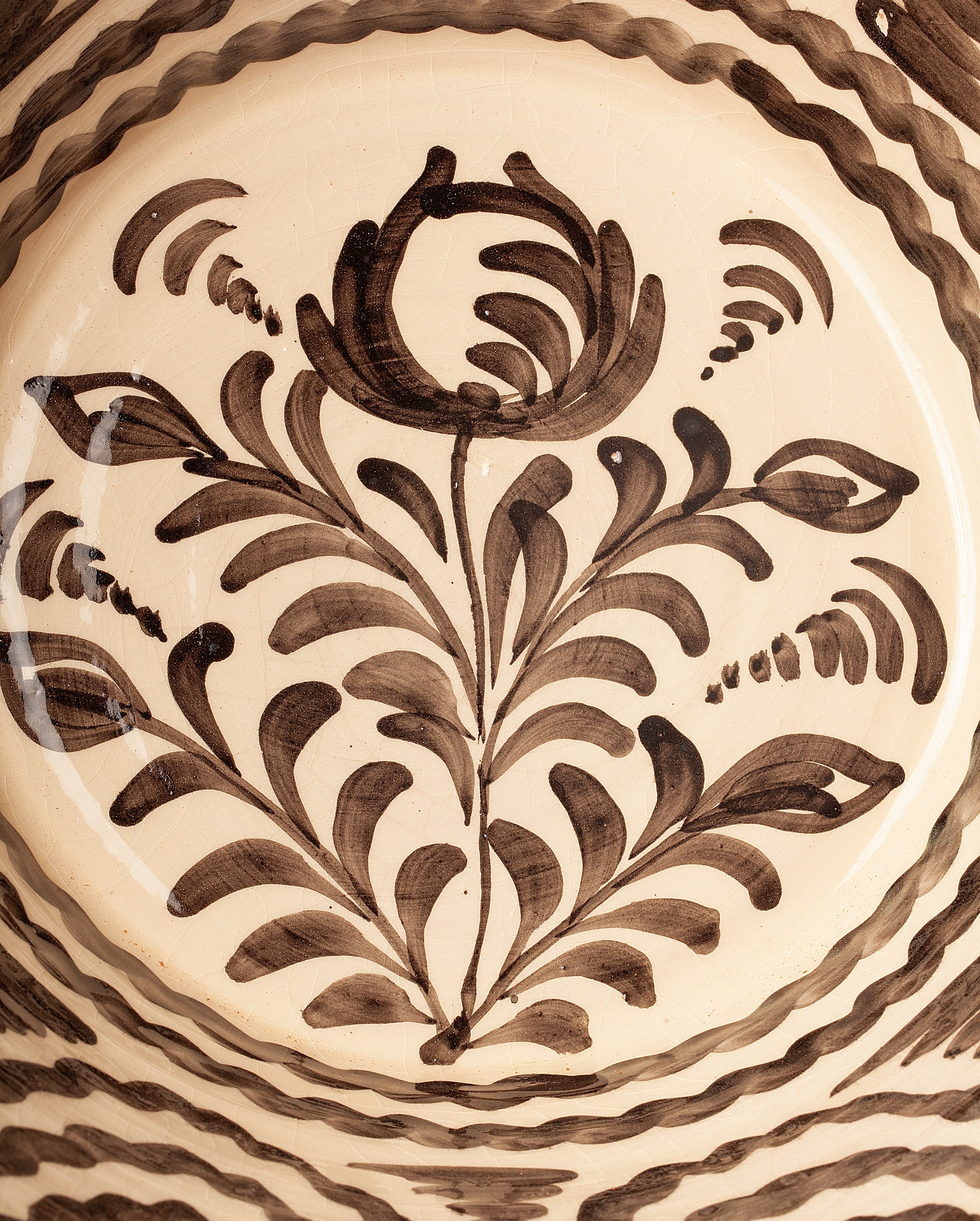 Cuenco o Lebrillo - GRANAÍNO NEGRO