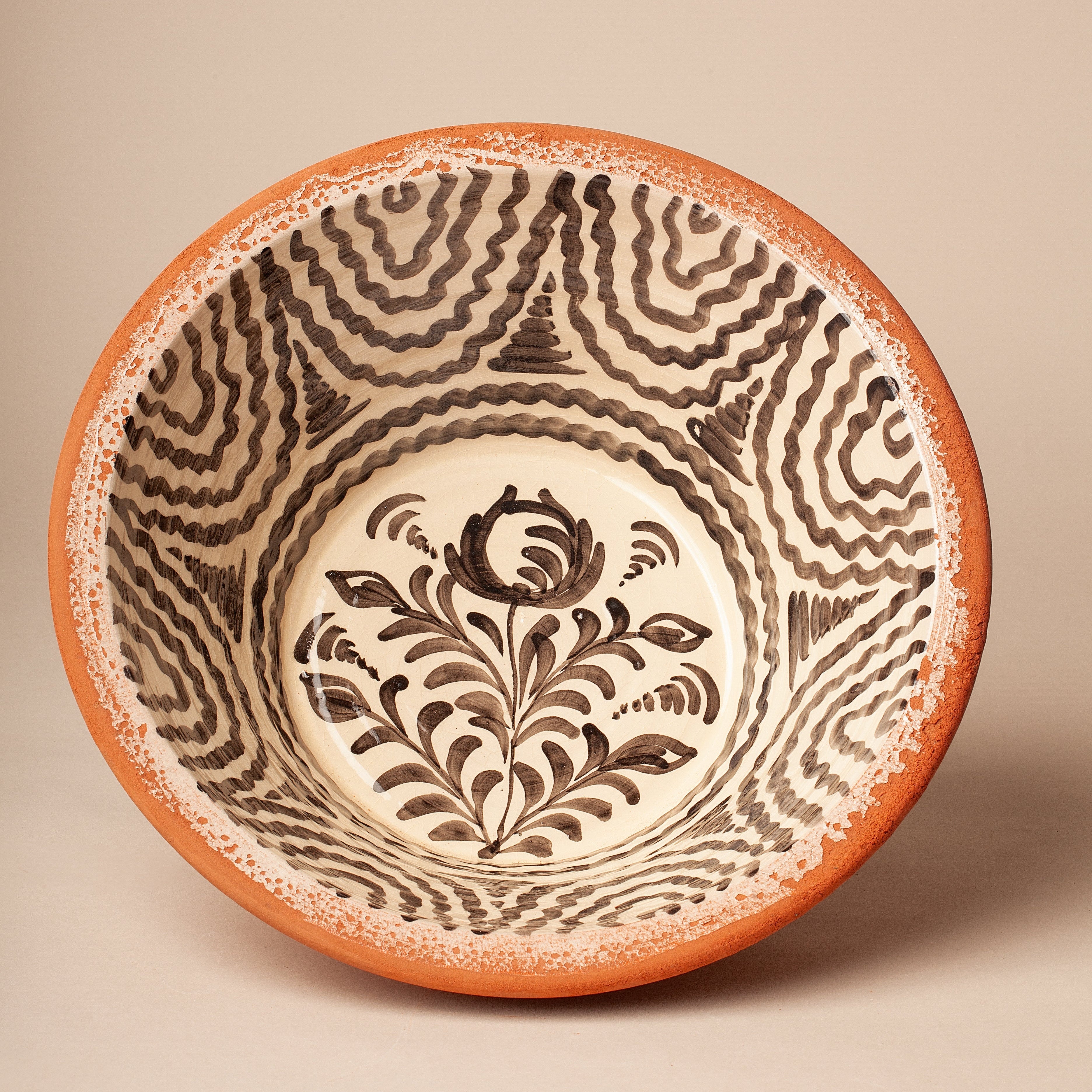 Cuenco o Lebrillo - GRANAÍNO NEGRO