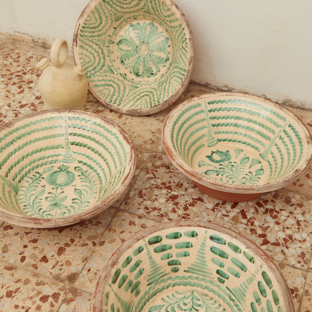 Cuenco o Lebrillo - GRANAÍNO VERDE