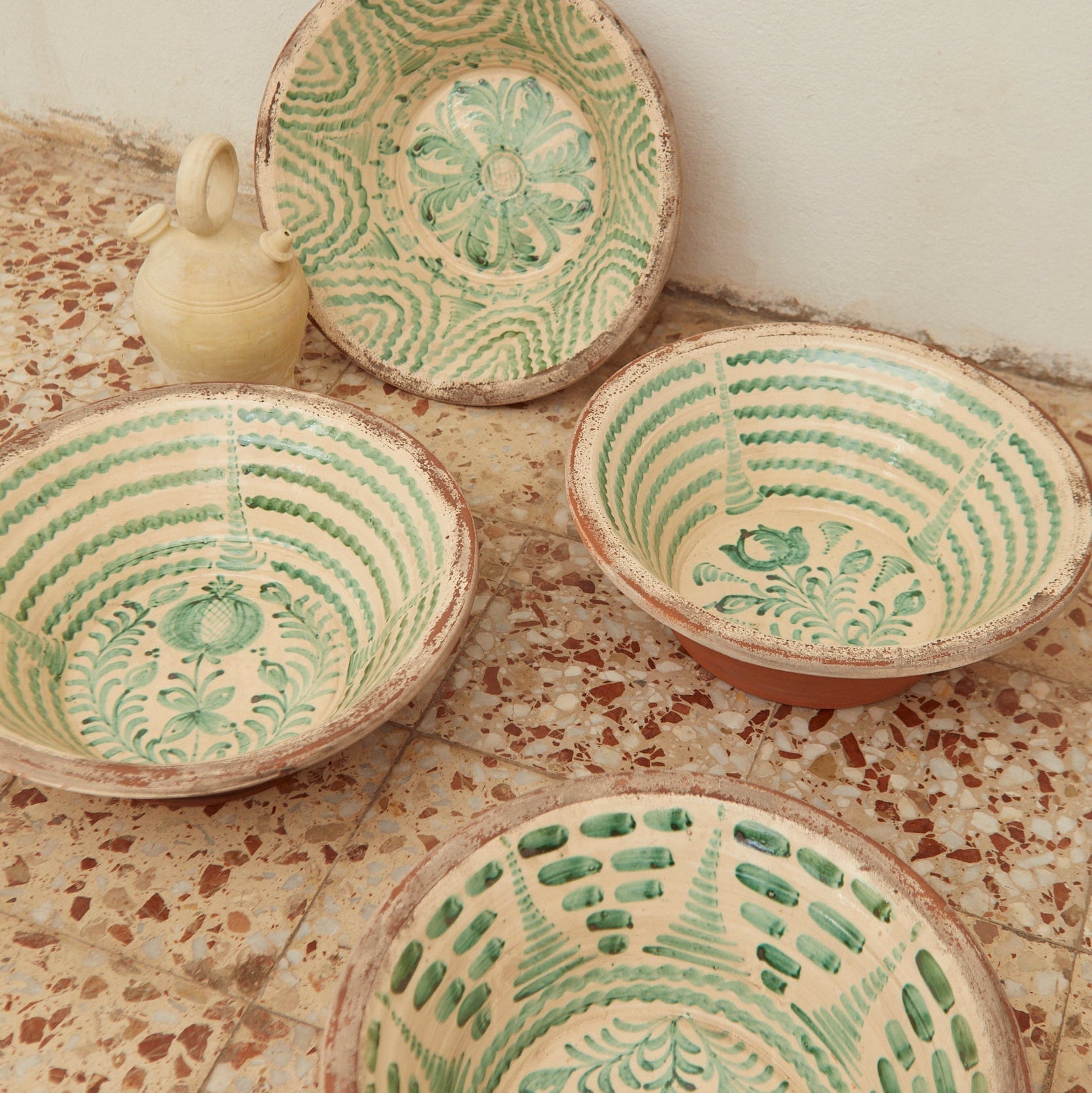 Cuenco o Lebrillo - GRANAÍNO VERDE