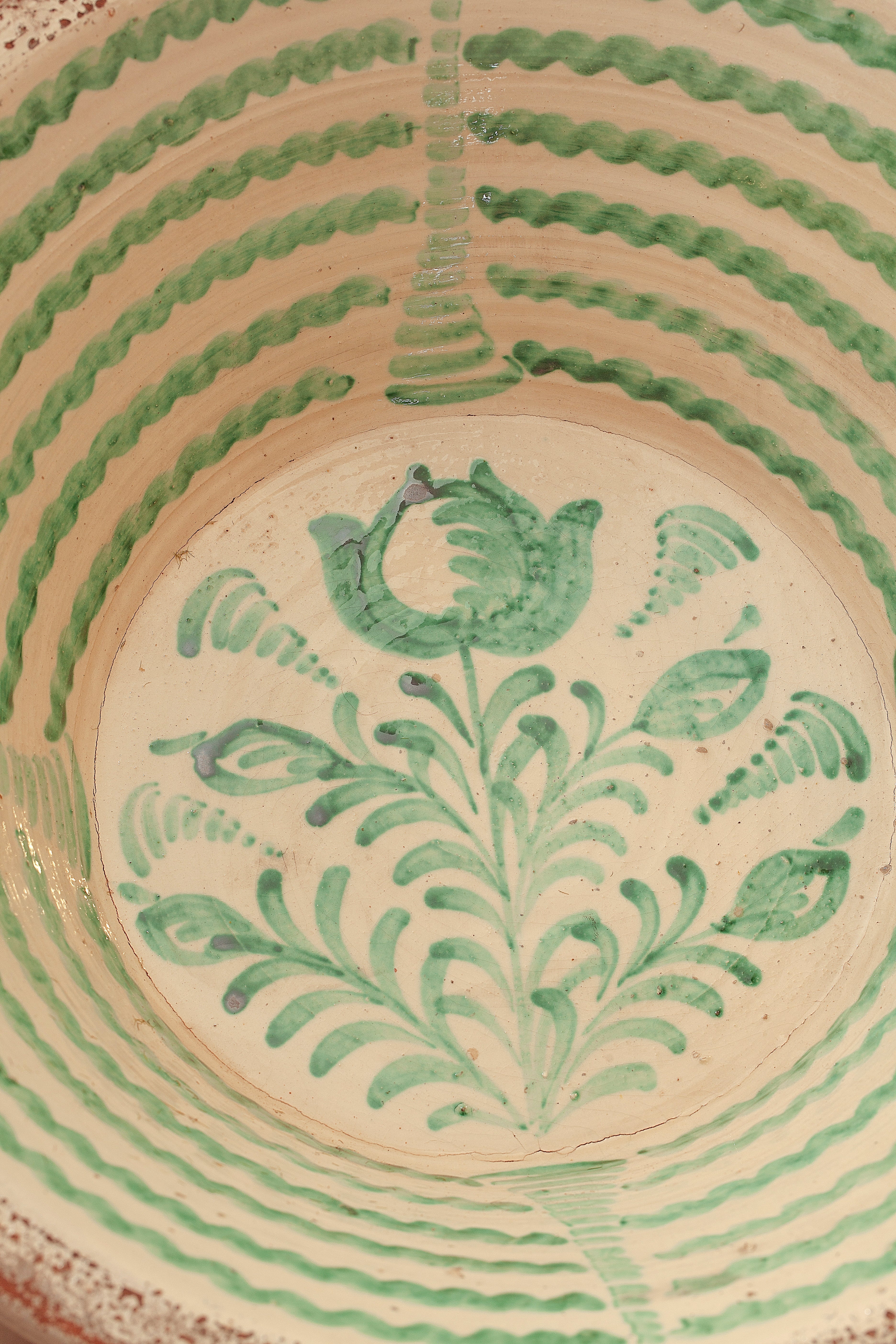 Cuenco o Lebrillo - GRANAÍNO VERDE