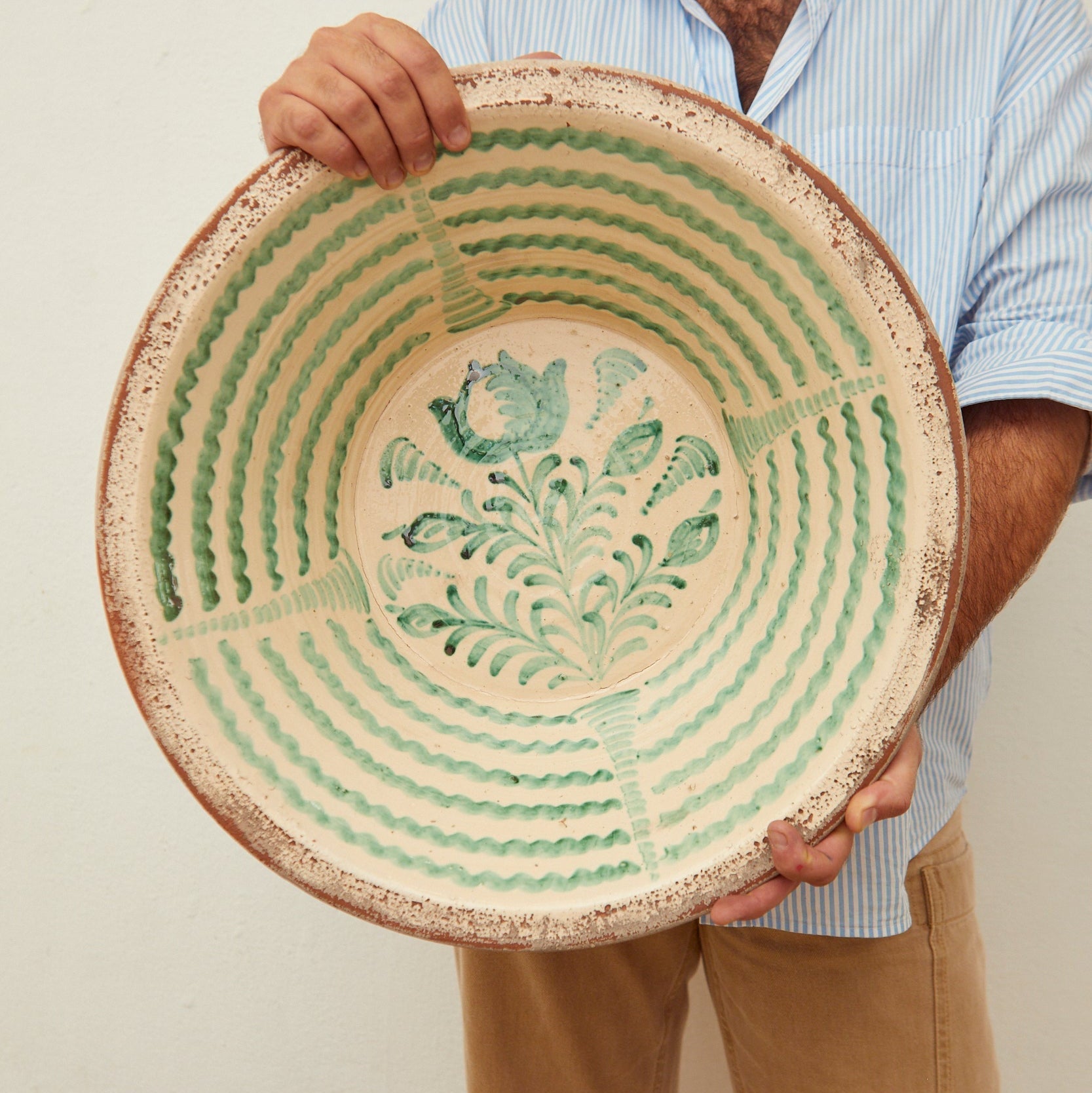 Cuenco o Lebrillo - GRANAÍNO VERDE