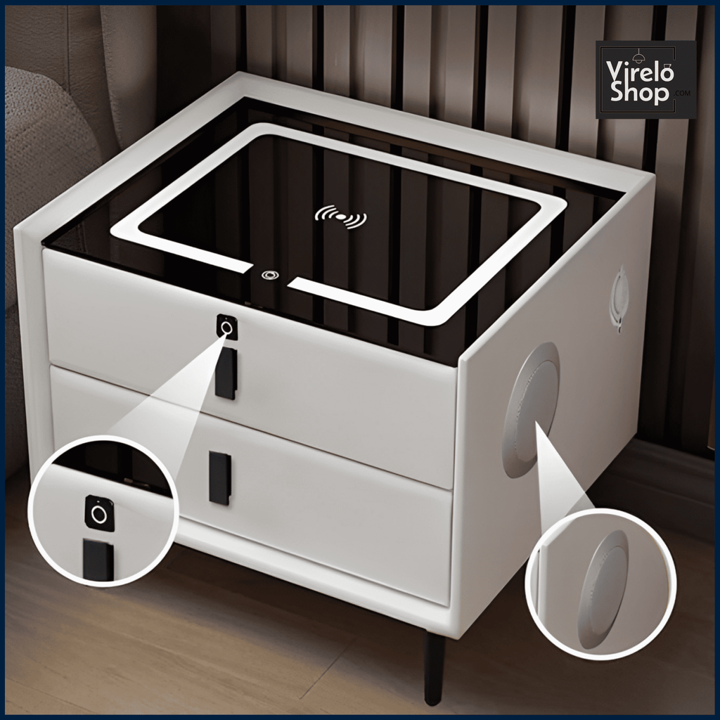 Table de chevet avec coffre-fort - SMART