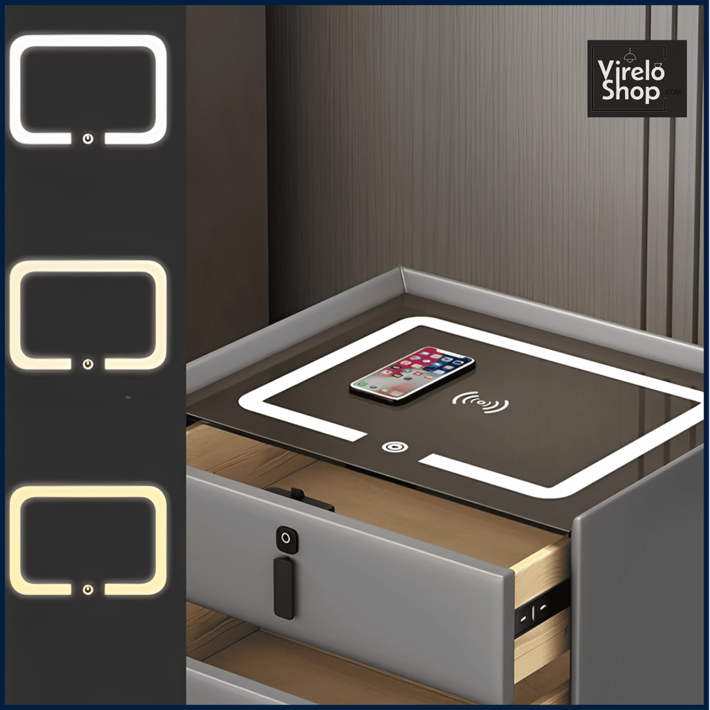 Table de chevet avec coffre-fort - SMART