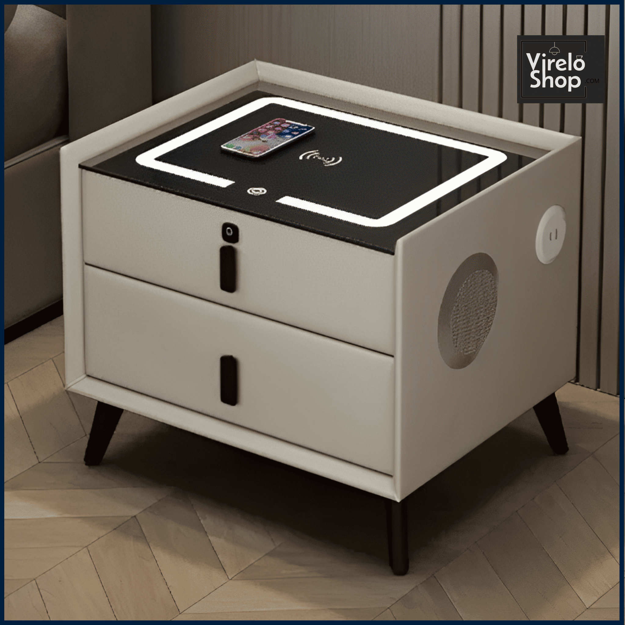 Mesa de Noche con caja fuerte - SMART