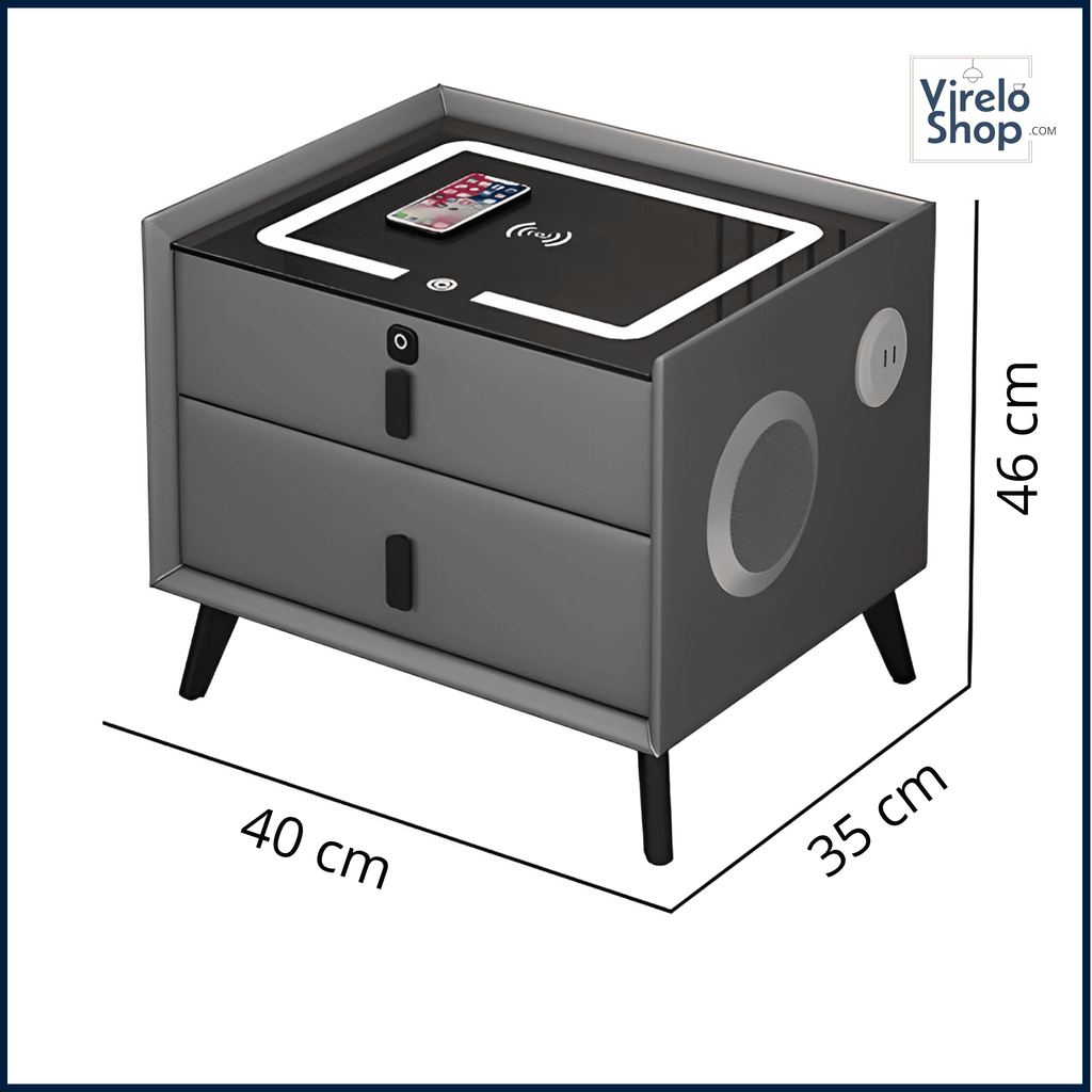 Table de chevet avec coffre-fort - SMART