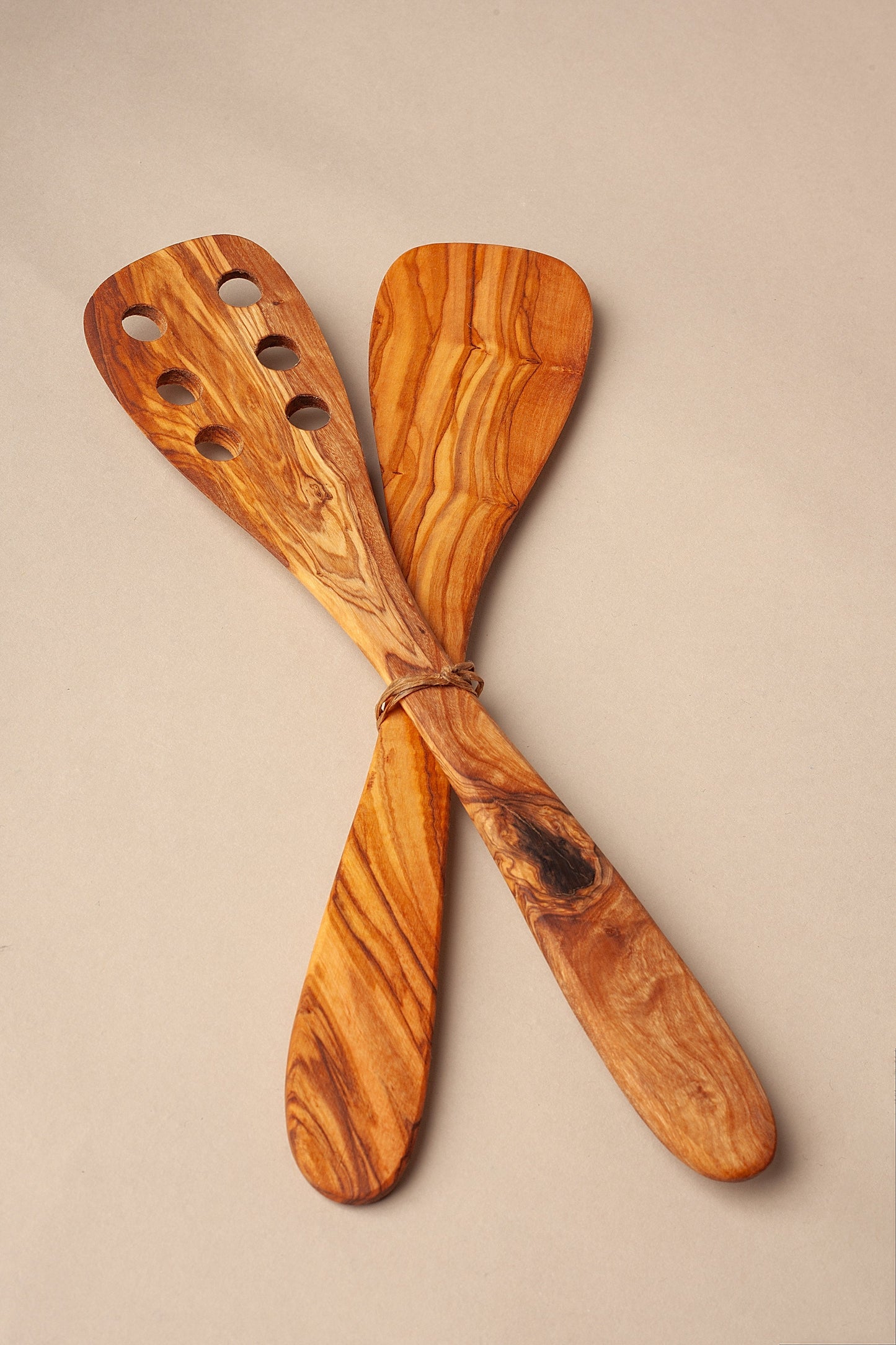 Pack de spatules en bois d'olivier