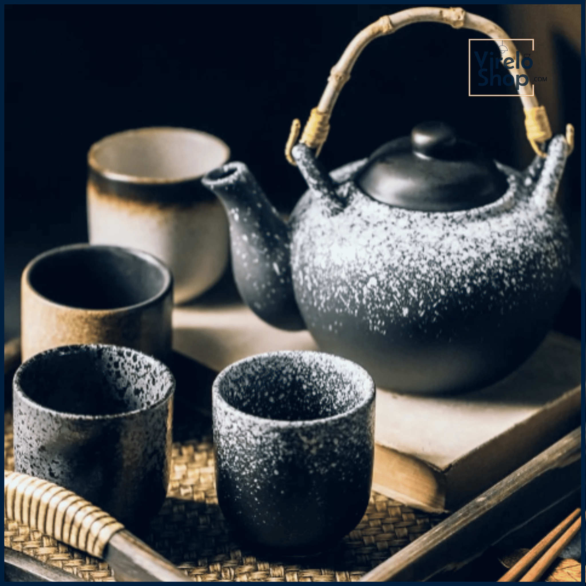 Tazas cerámicas estilo japonés - KYOTO