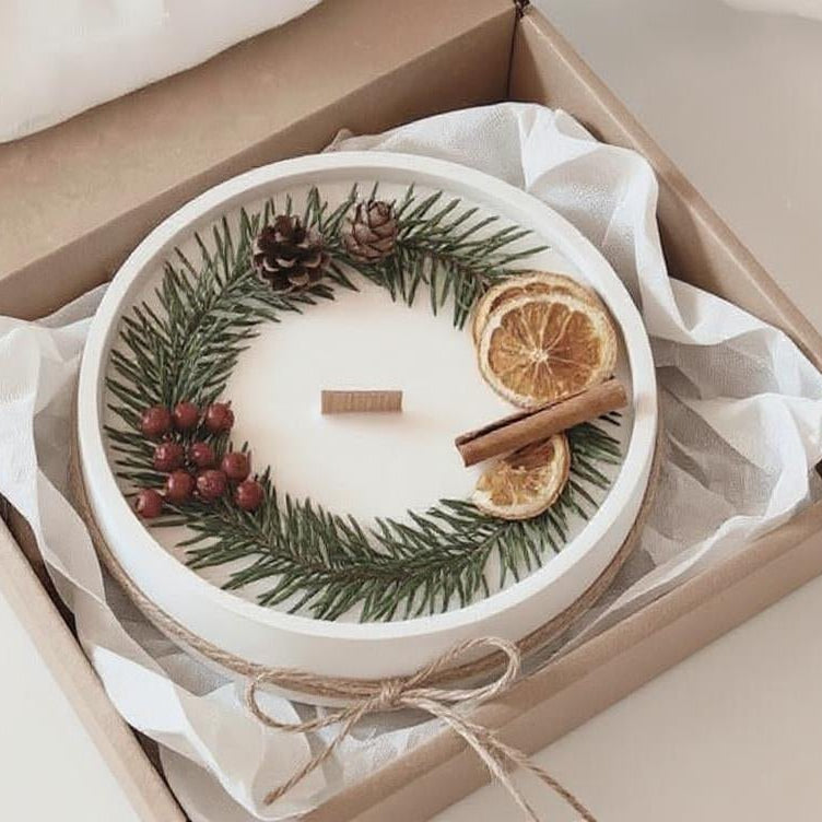 Bougie de Noël XL - MANTEAU D'HIVER