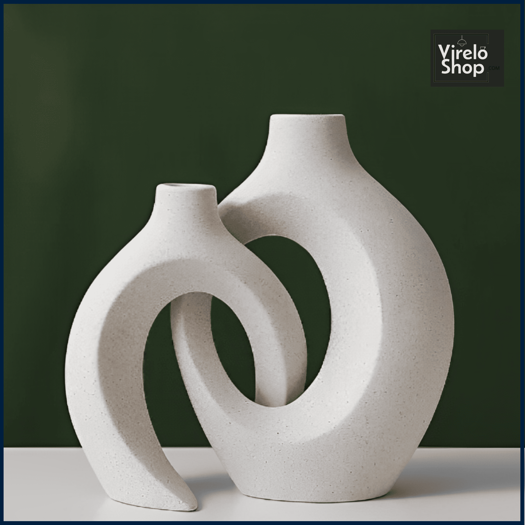 Vase en céramique de style nordique - VANIA