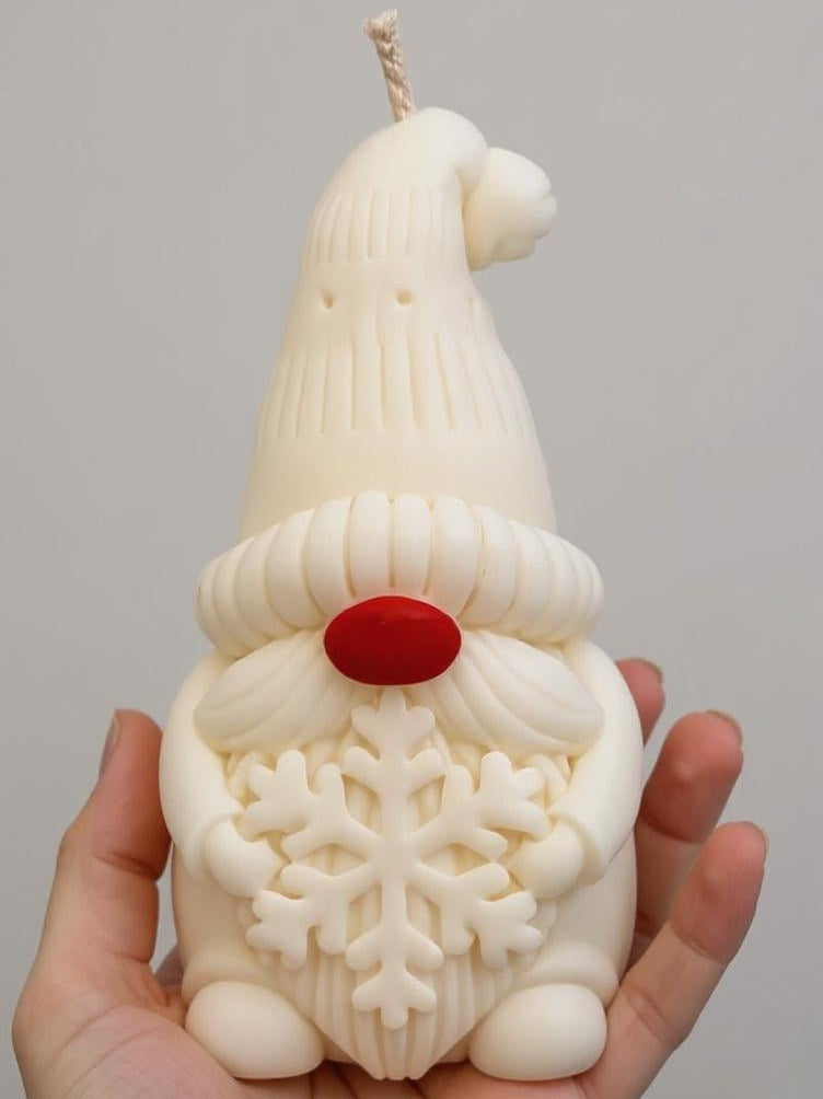 Vela navideña - GNOMITO NÓRDICO