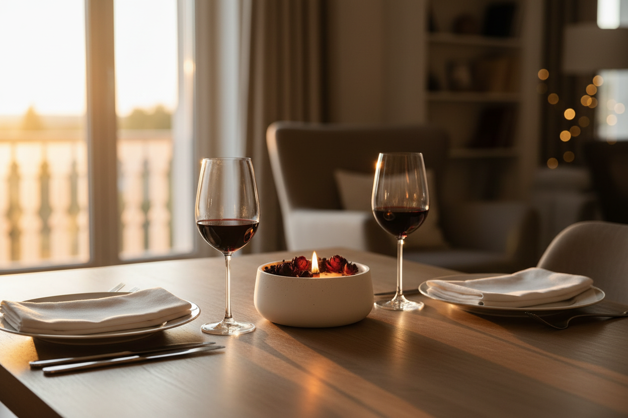 Mitternachtsblüte – XL Kerze 