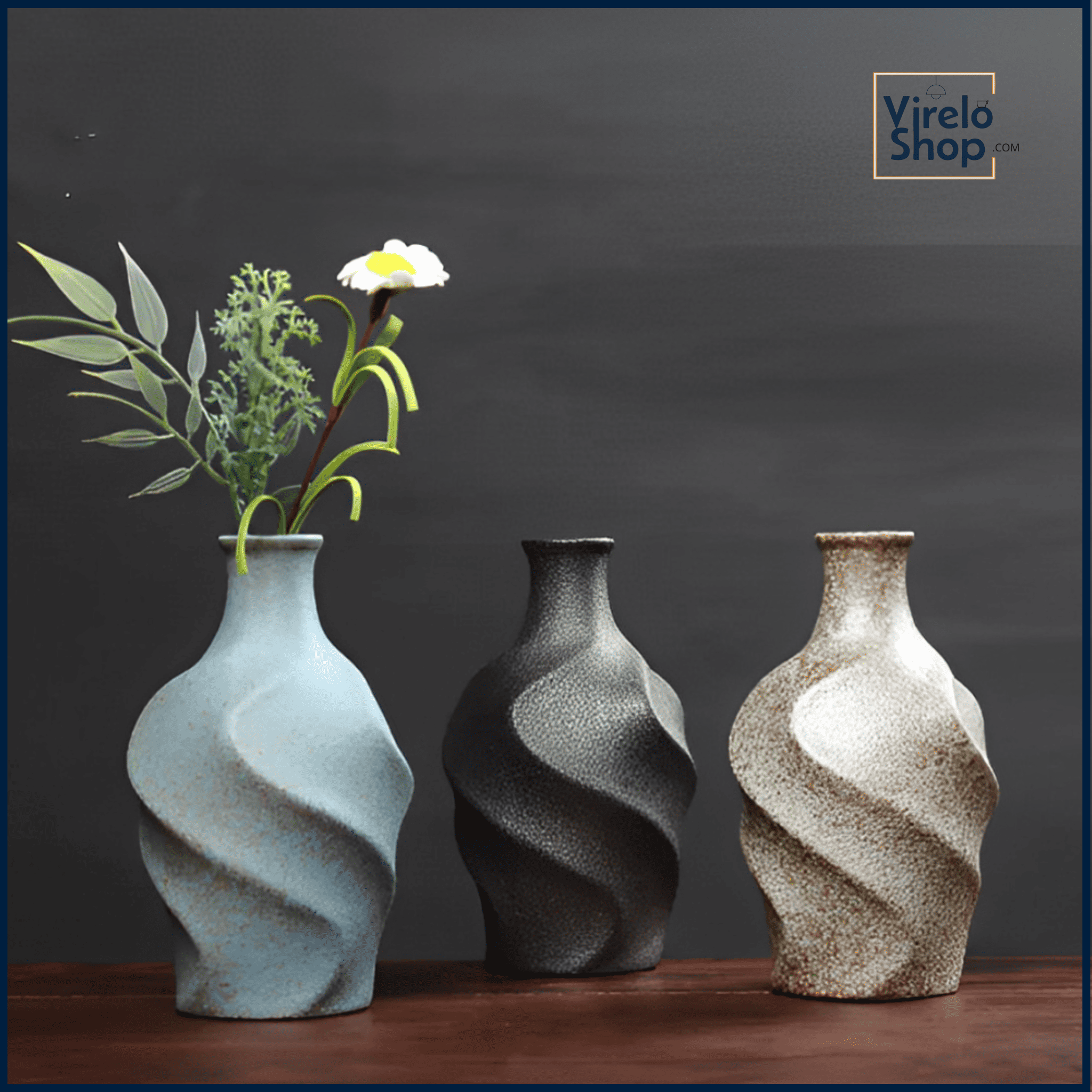 Vase en céramique de style japonais - SAKURA