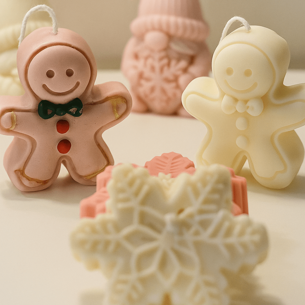 Vela decorativa de edición navideña - Jengibres