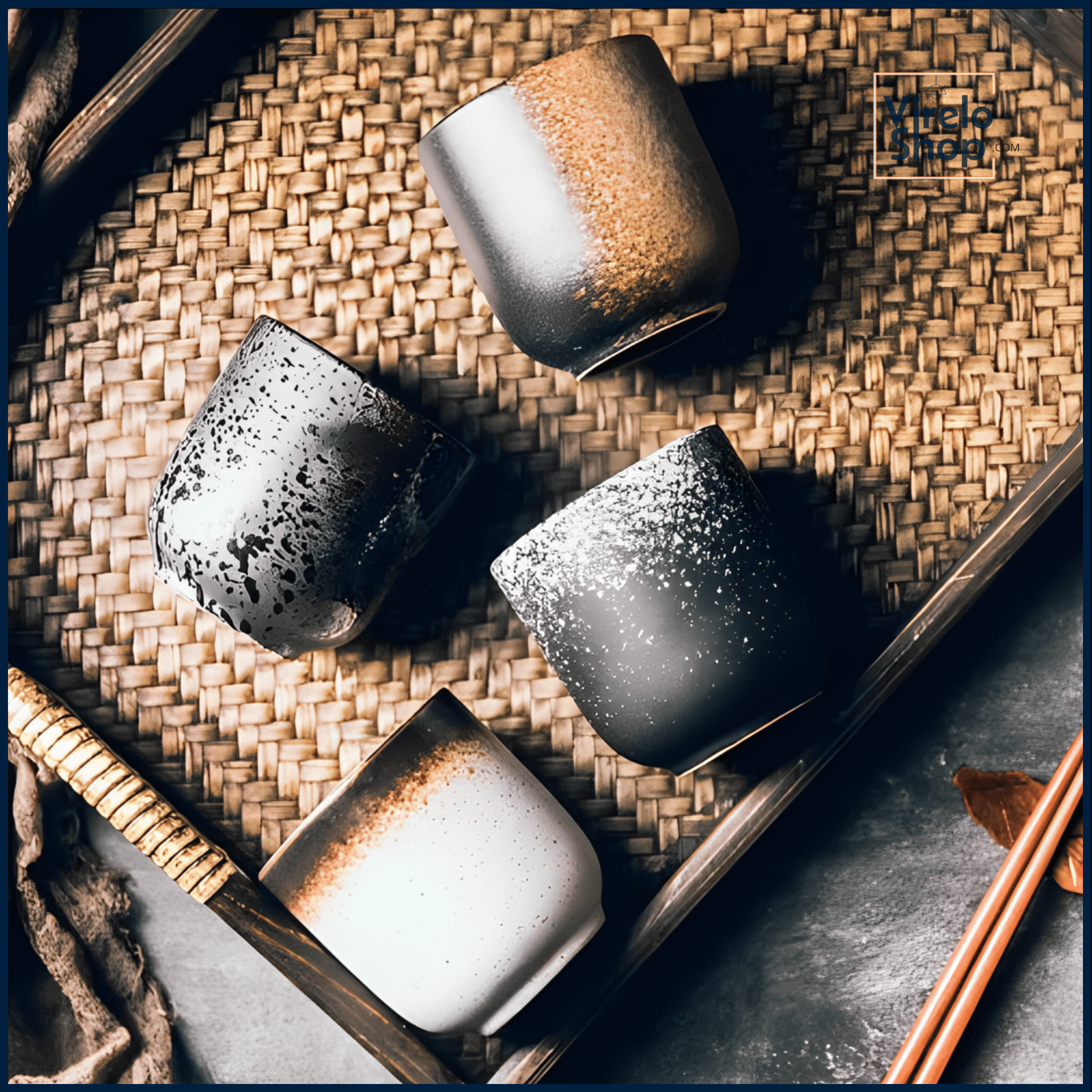 Tazas cerámicas estilo japonés - KYOTO