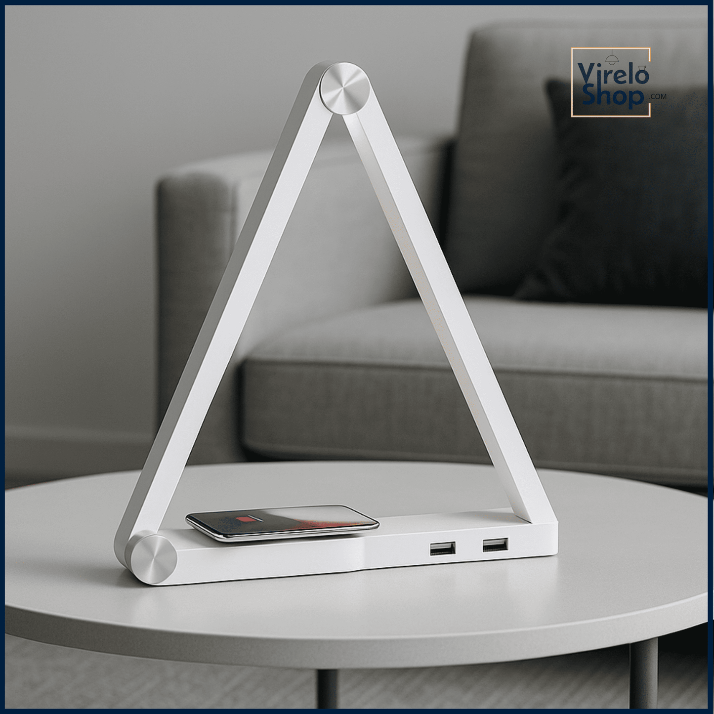 LED-Lampe mit kabelloser Aufladung - TRIANGLE