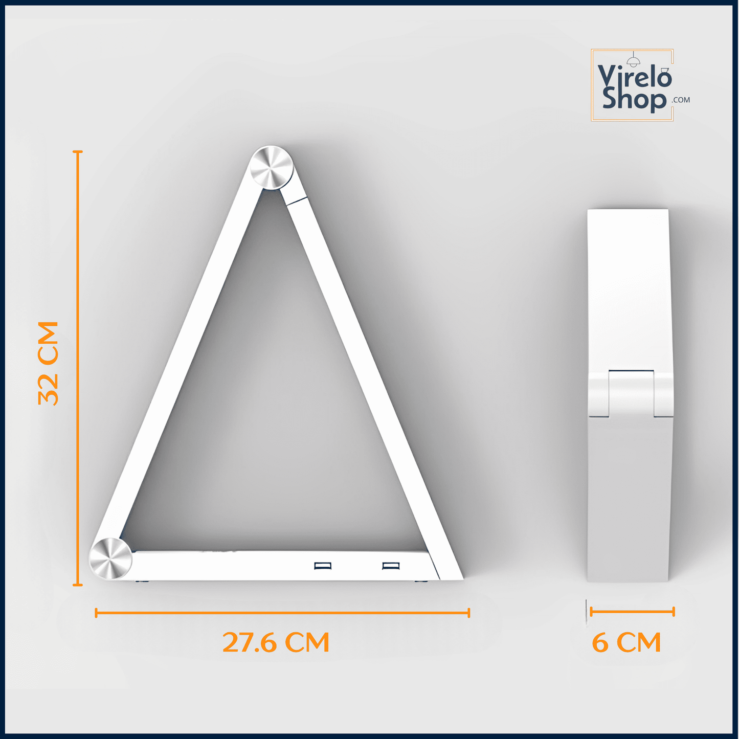 LED-Lampe mit kabelloser Aufladung - TRIANGLE