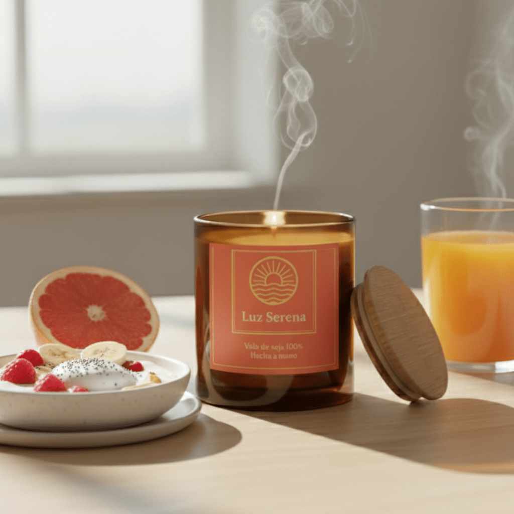 Vela para la energía positiva - Luz Serena