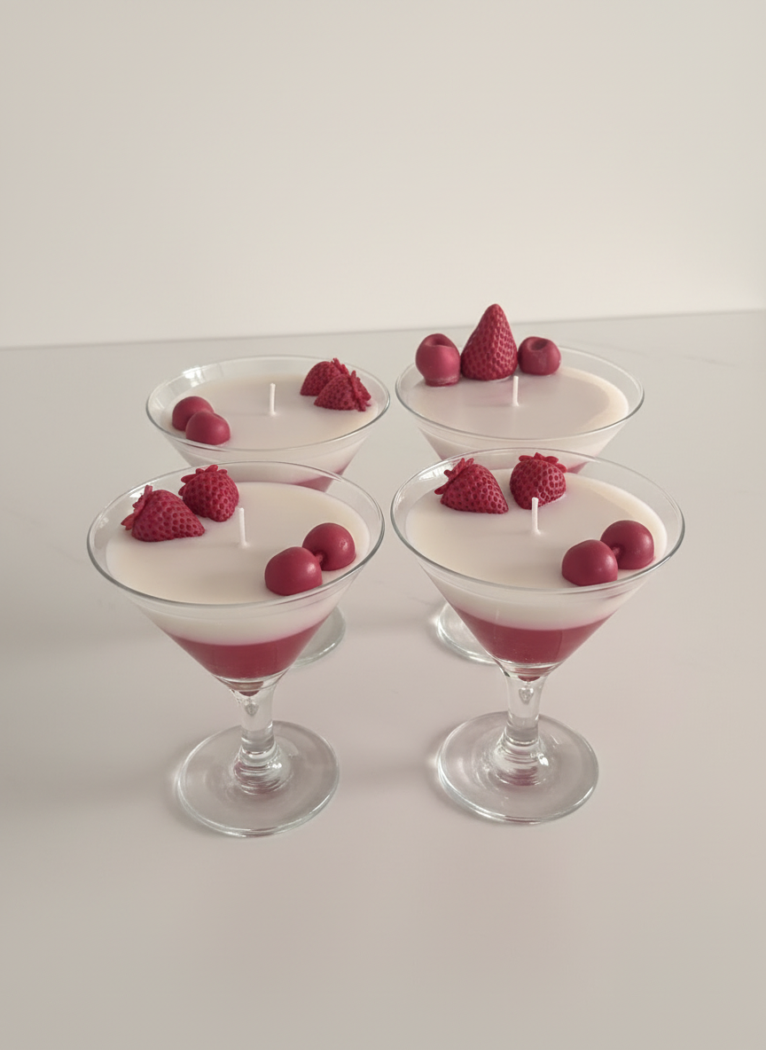 Gastgeberpaket – 4 süße Festtagskerzen