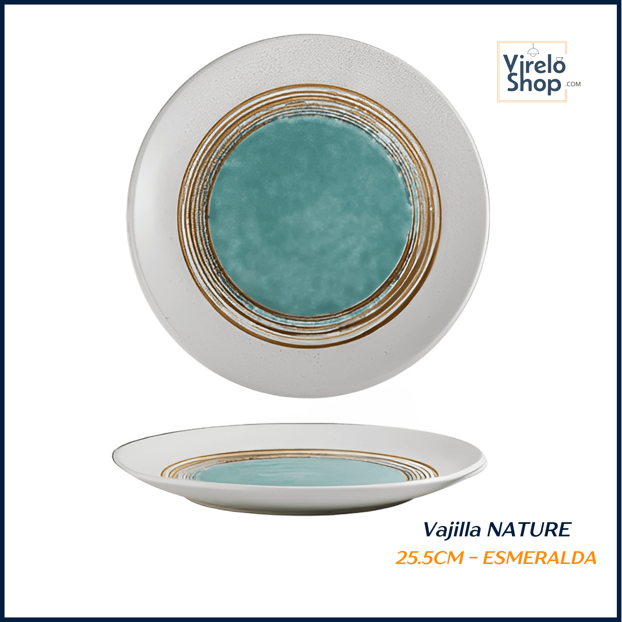 Vajilla de diseño en porcelana - NATURE