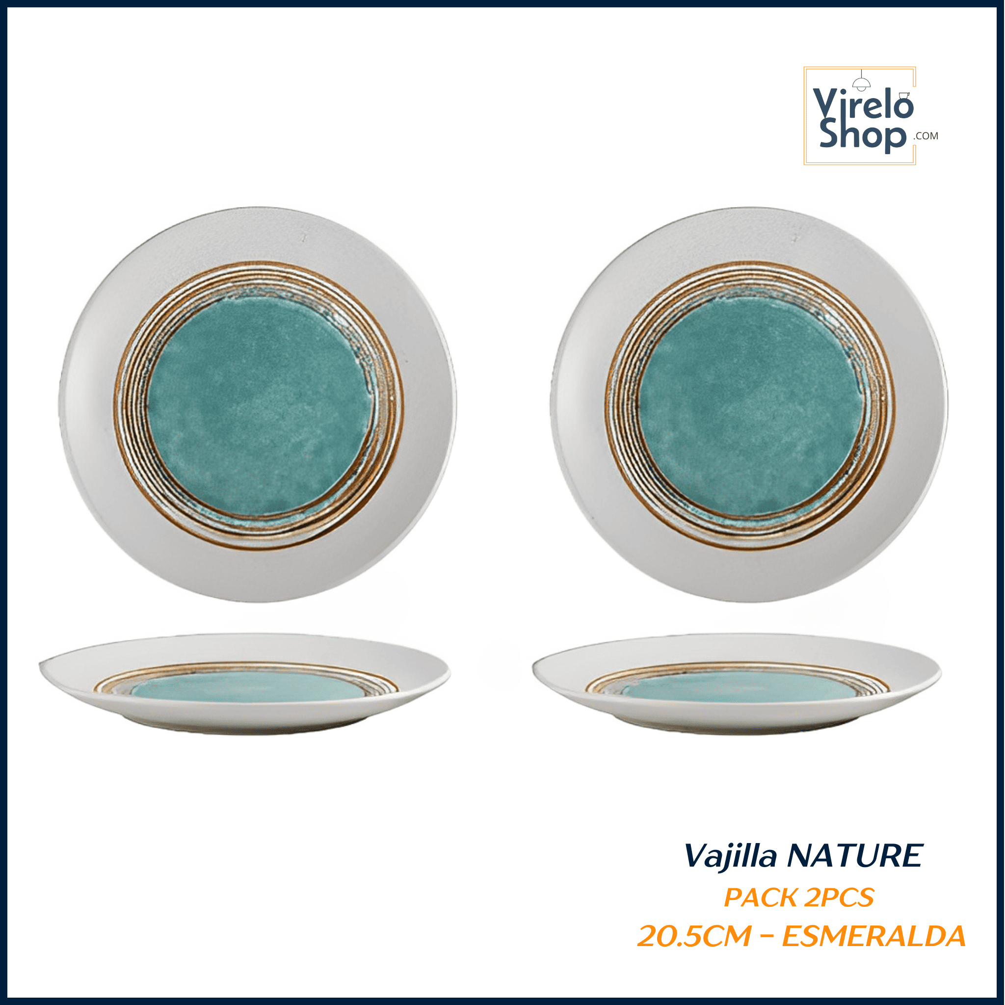 Vajilla de diseño en porcelana - NATURE